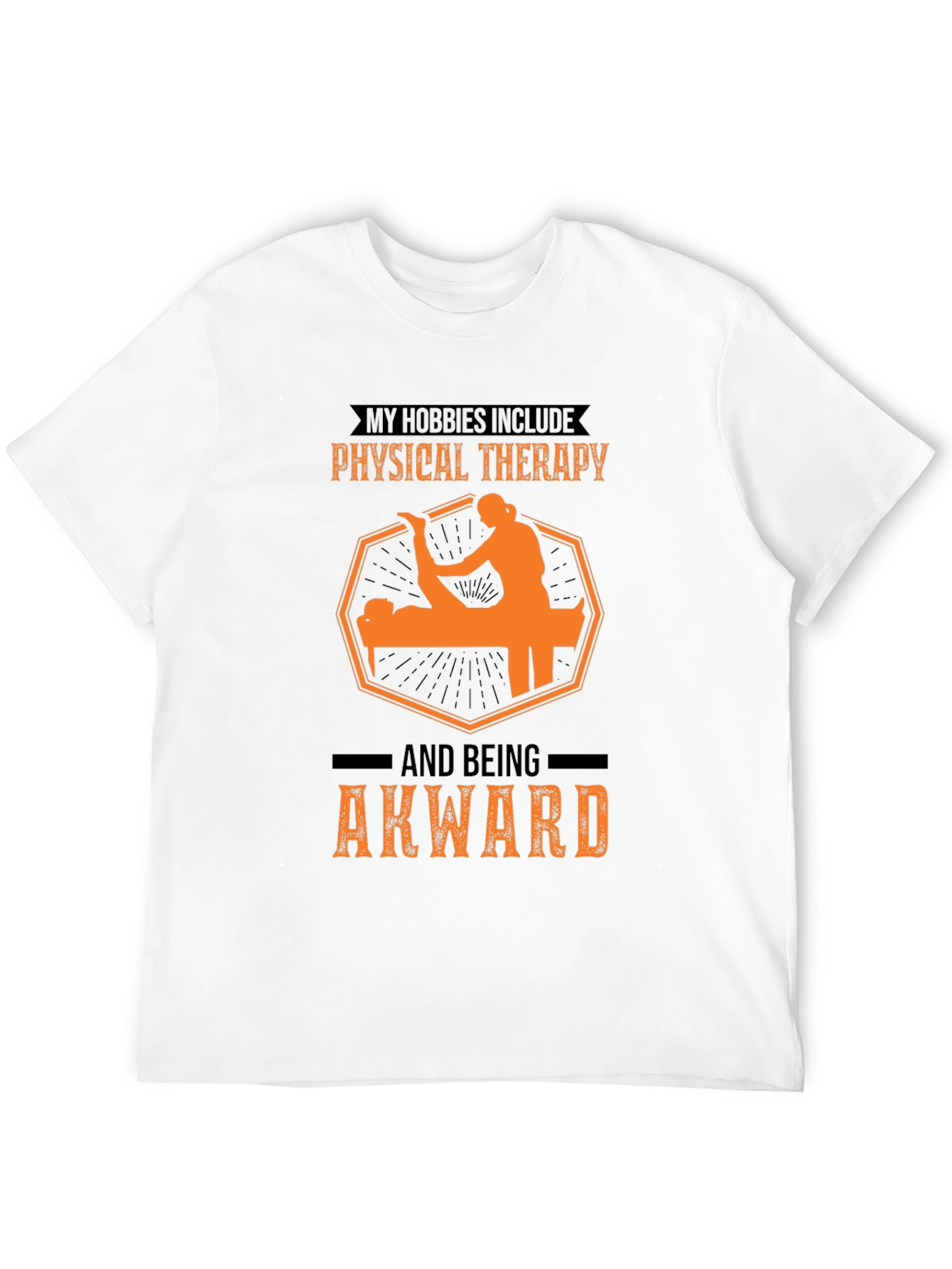 Black Physical Therapy & Awkward T-Shirt view 12