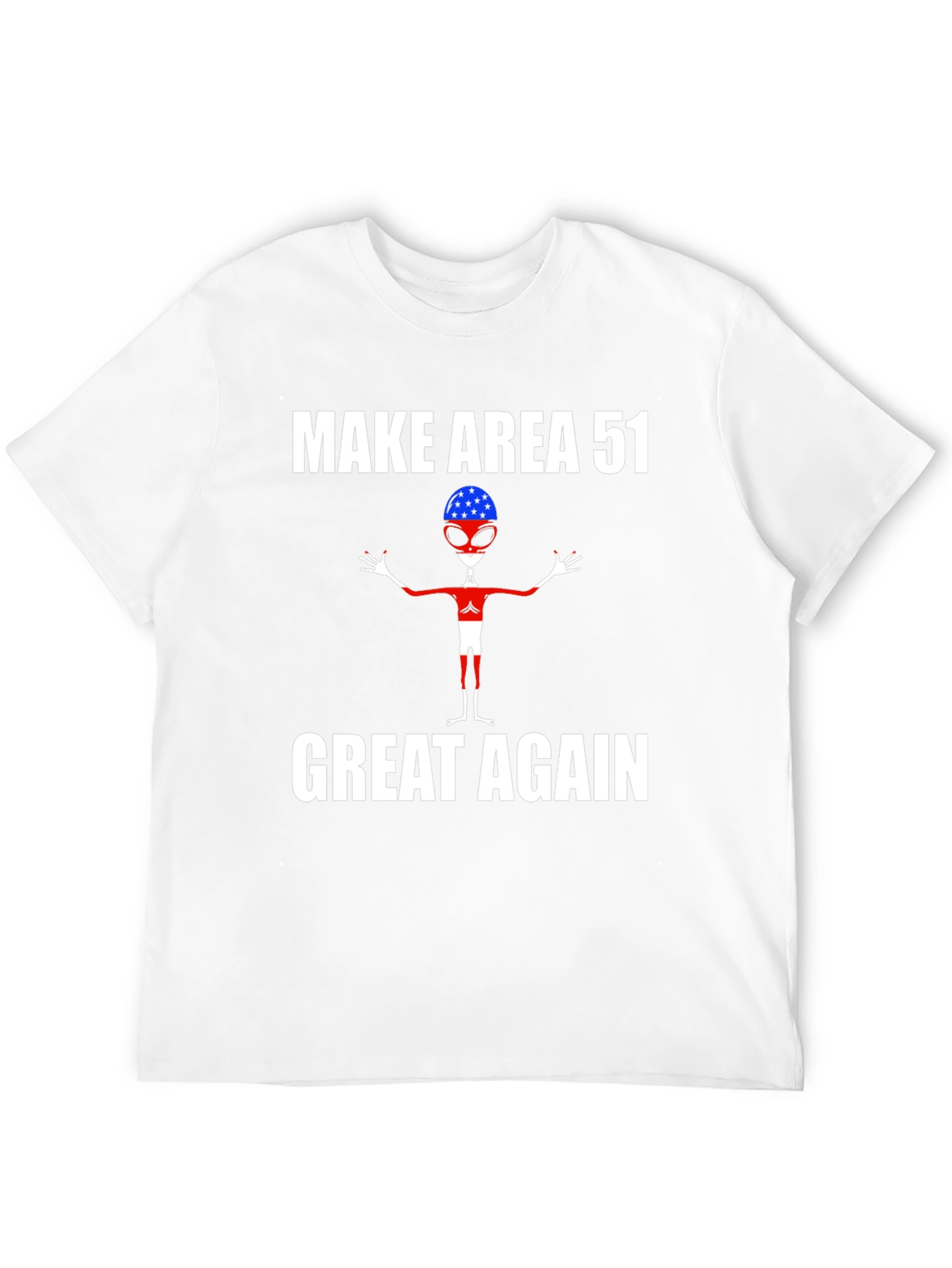 Black Make Area 51 Great Again T-Shirt view 12