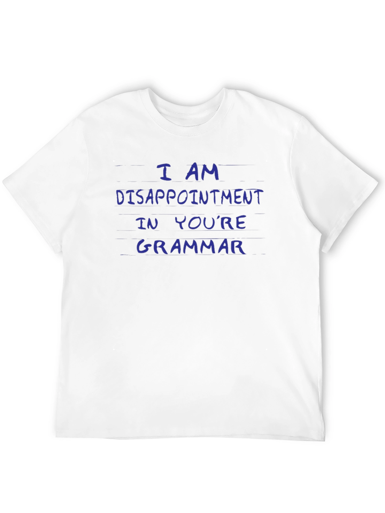Funny Grammar T-Shirt - Disappointment Tee - 12