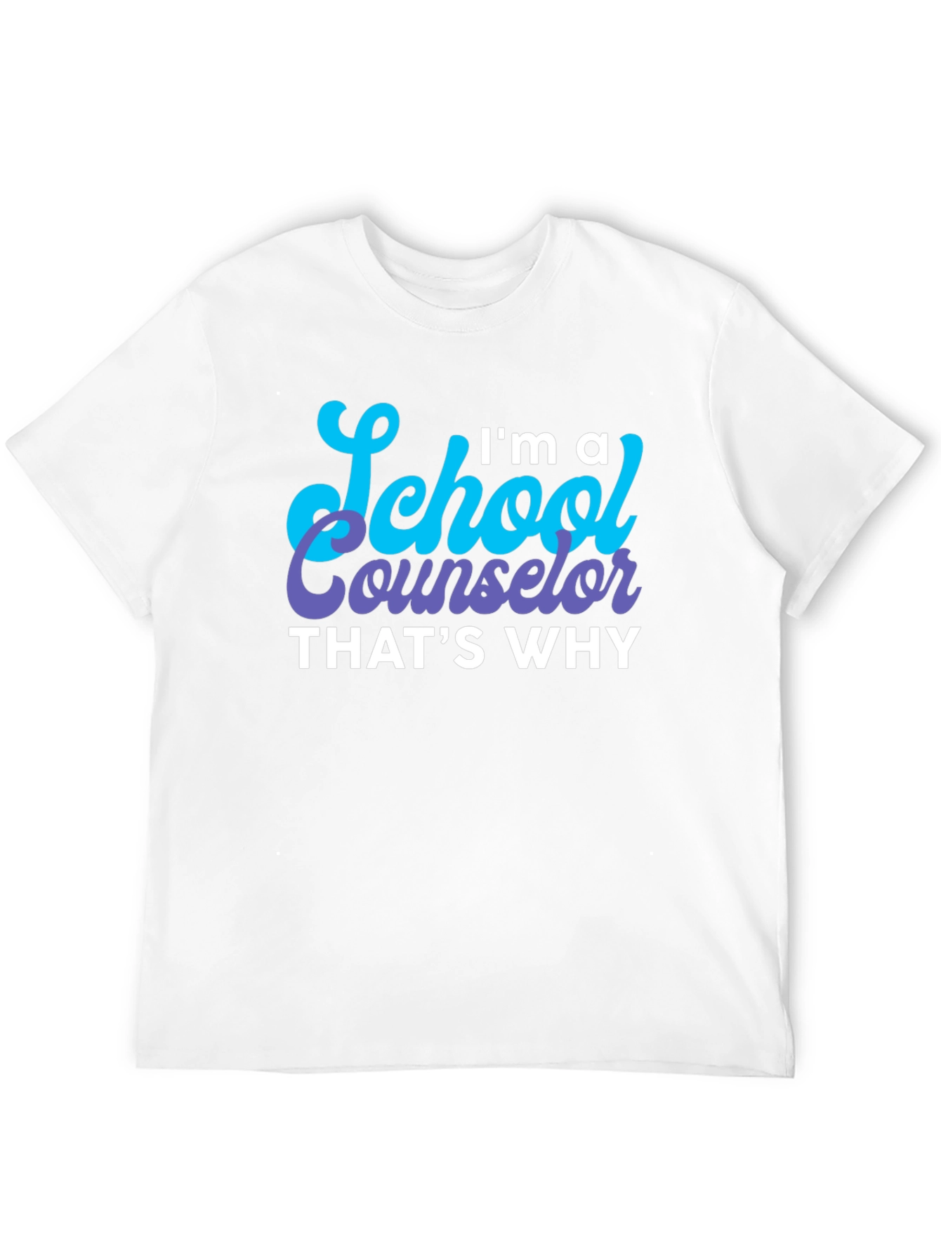 Black I'm a School Counselor T-Shirt Funny Counselor Tee view 12
