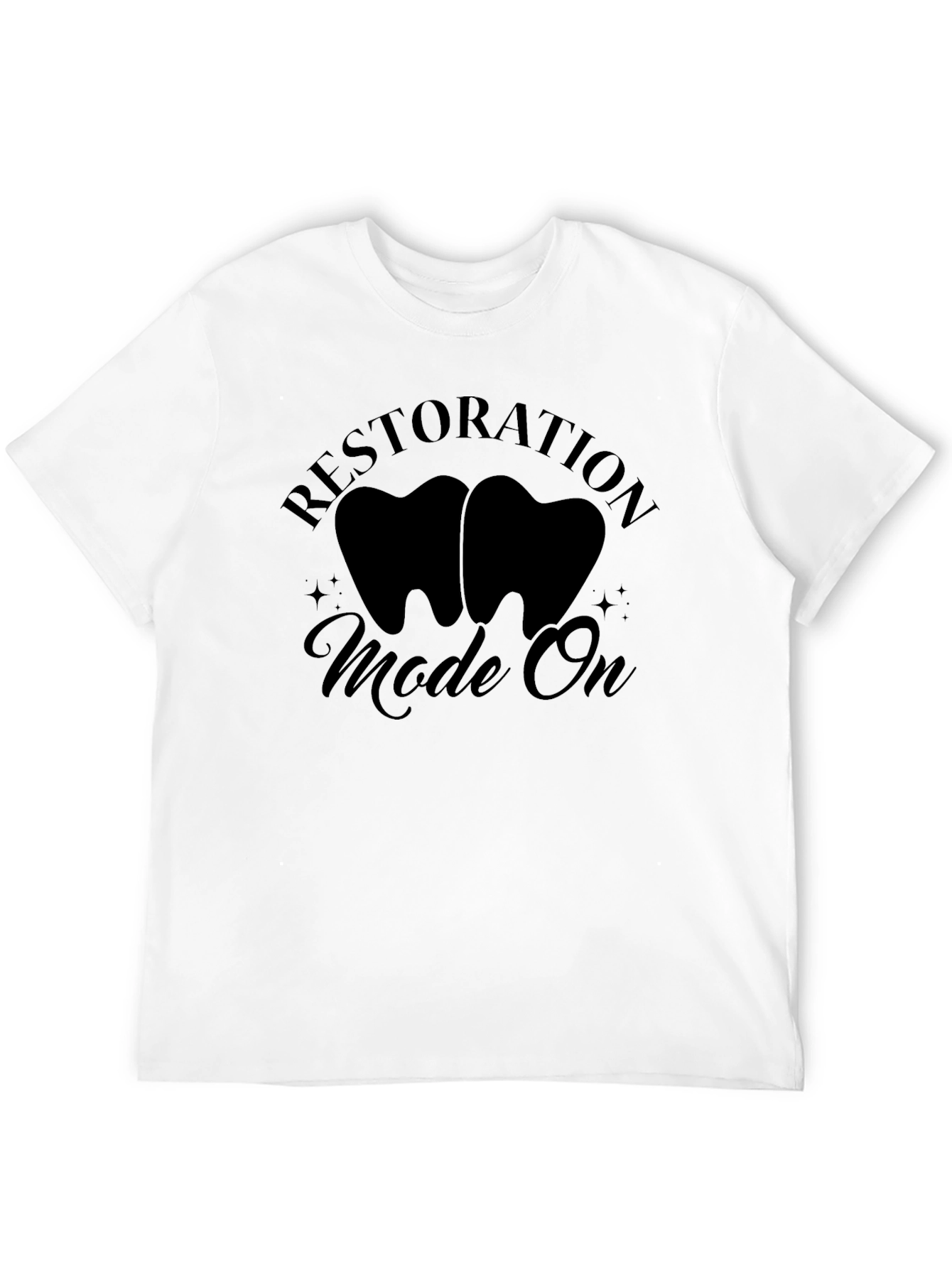 Black Restoration Mode On T-Shirt - Dentist Gift view 12