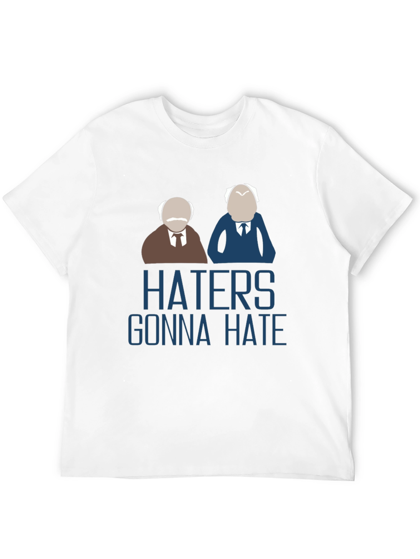 Black Haters Gonna Hate Black T-Shirt view 12