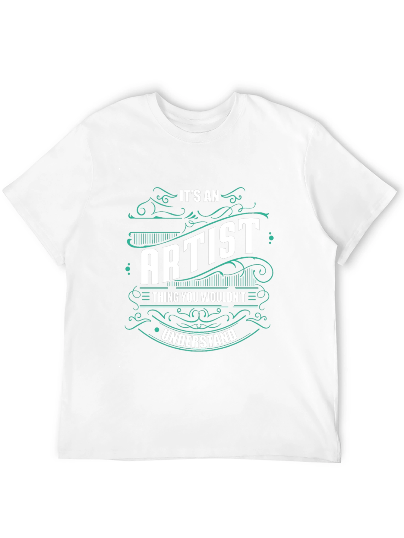 Black It's an Artist Thing T-Shirt view 12