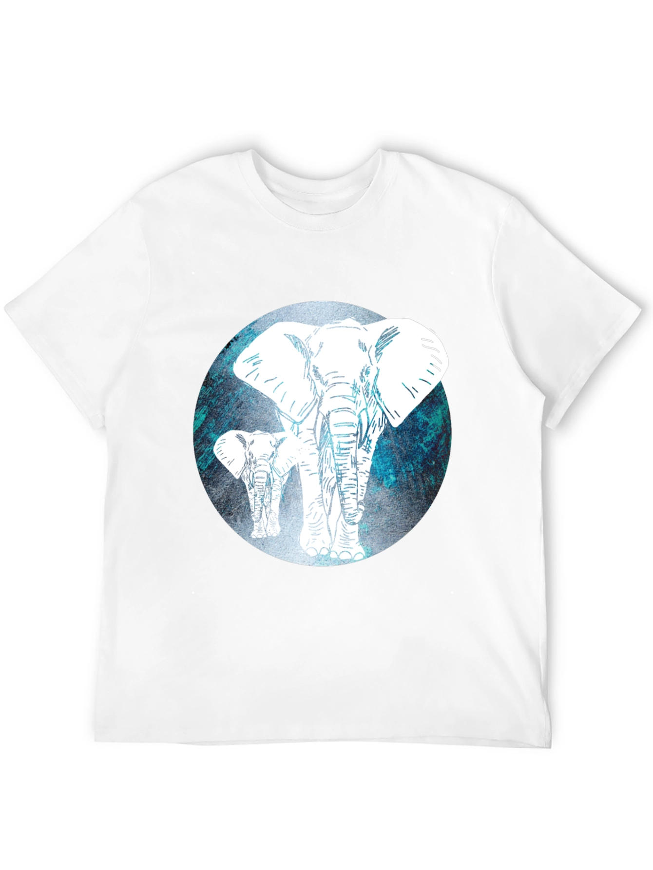 Black Elephant Graphic Tee - Men's Black T-Shirt view 12