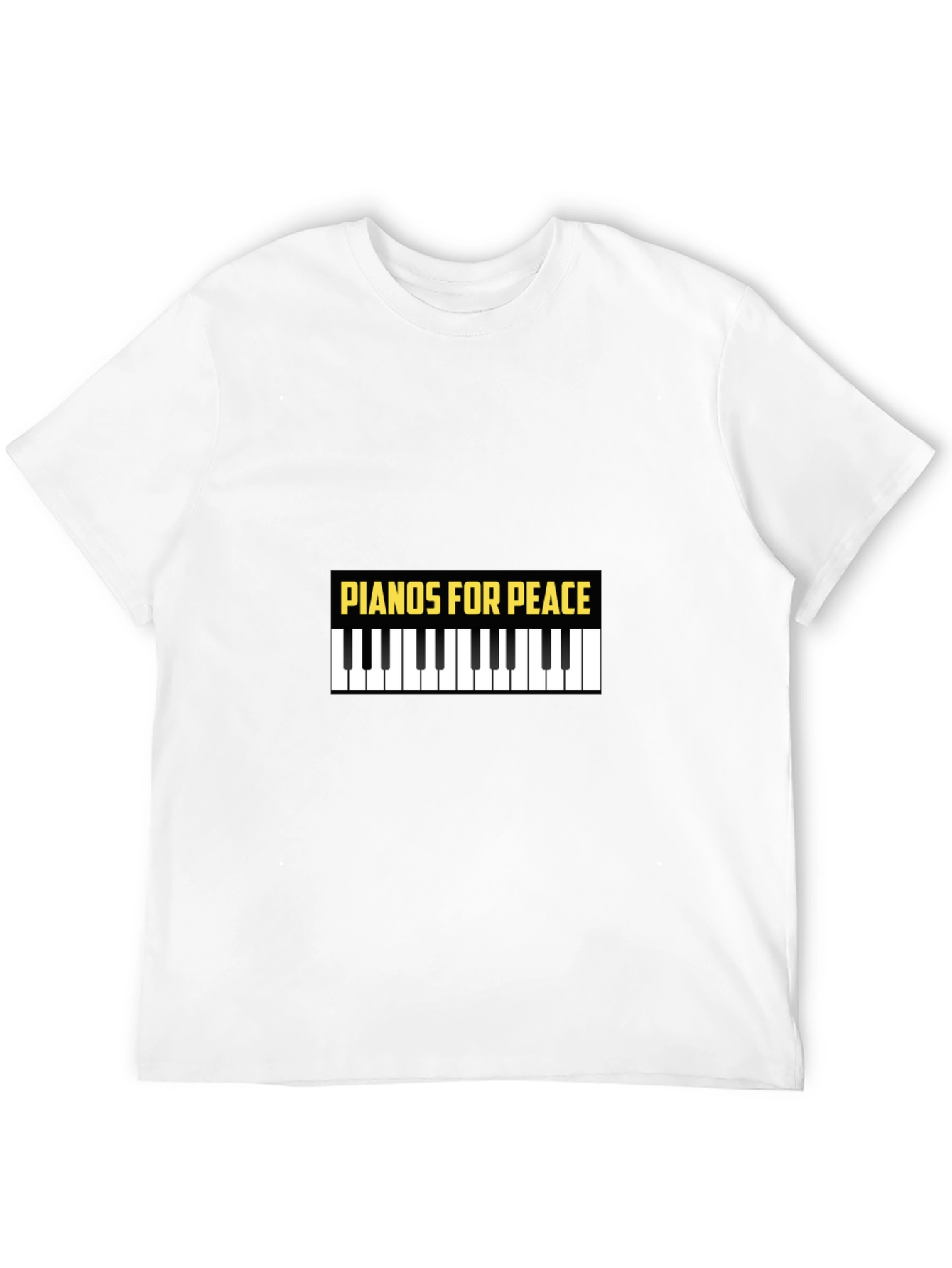Black Pianos for Peace Graphic Tee - Black view 12