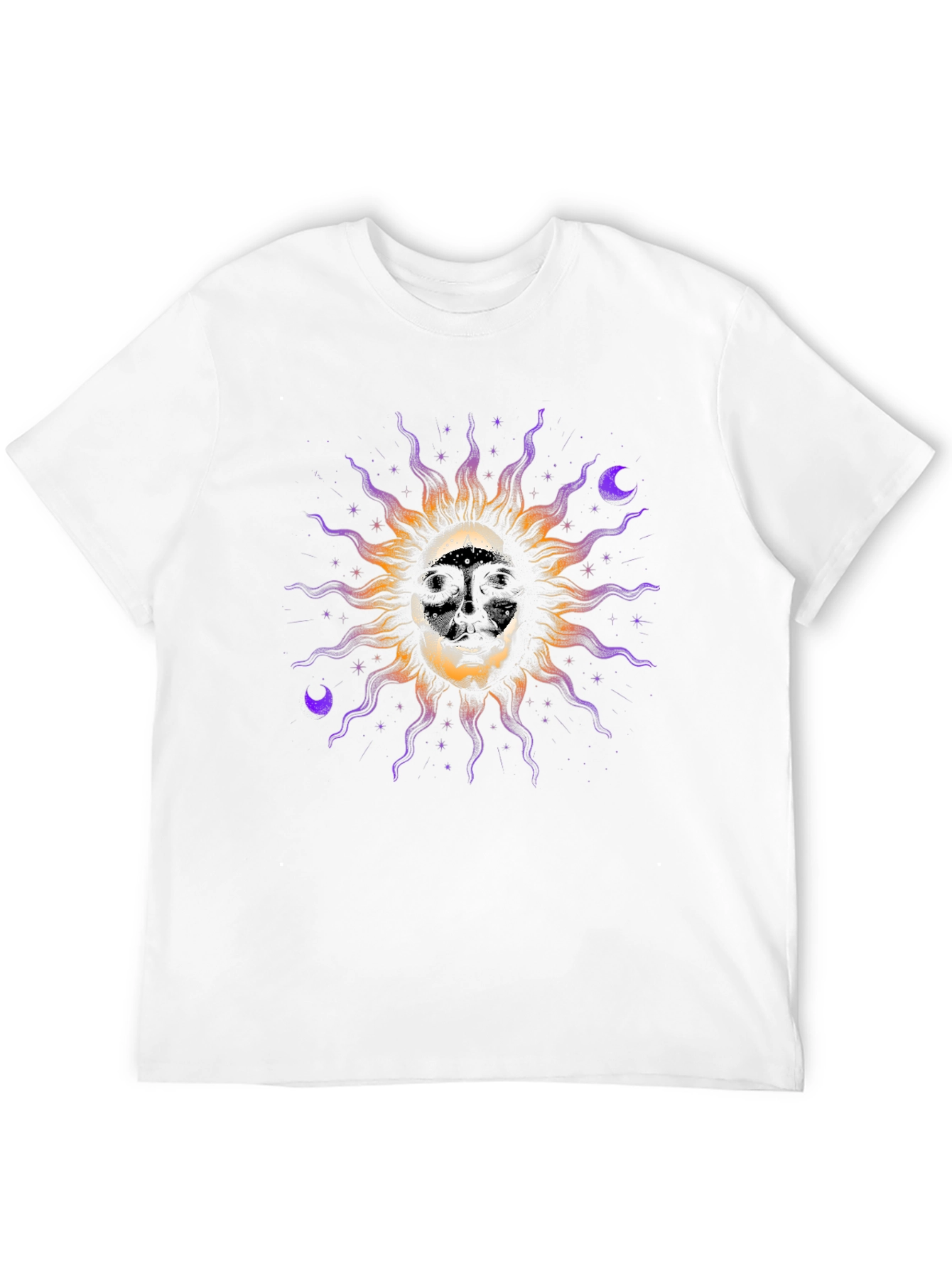 Black Skull Sun Graphic Tee - Unique Design view 12