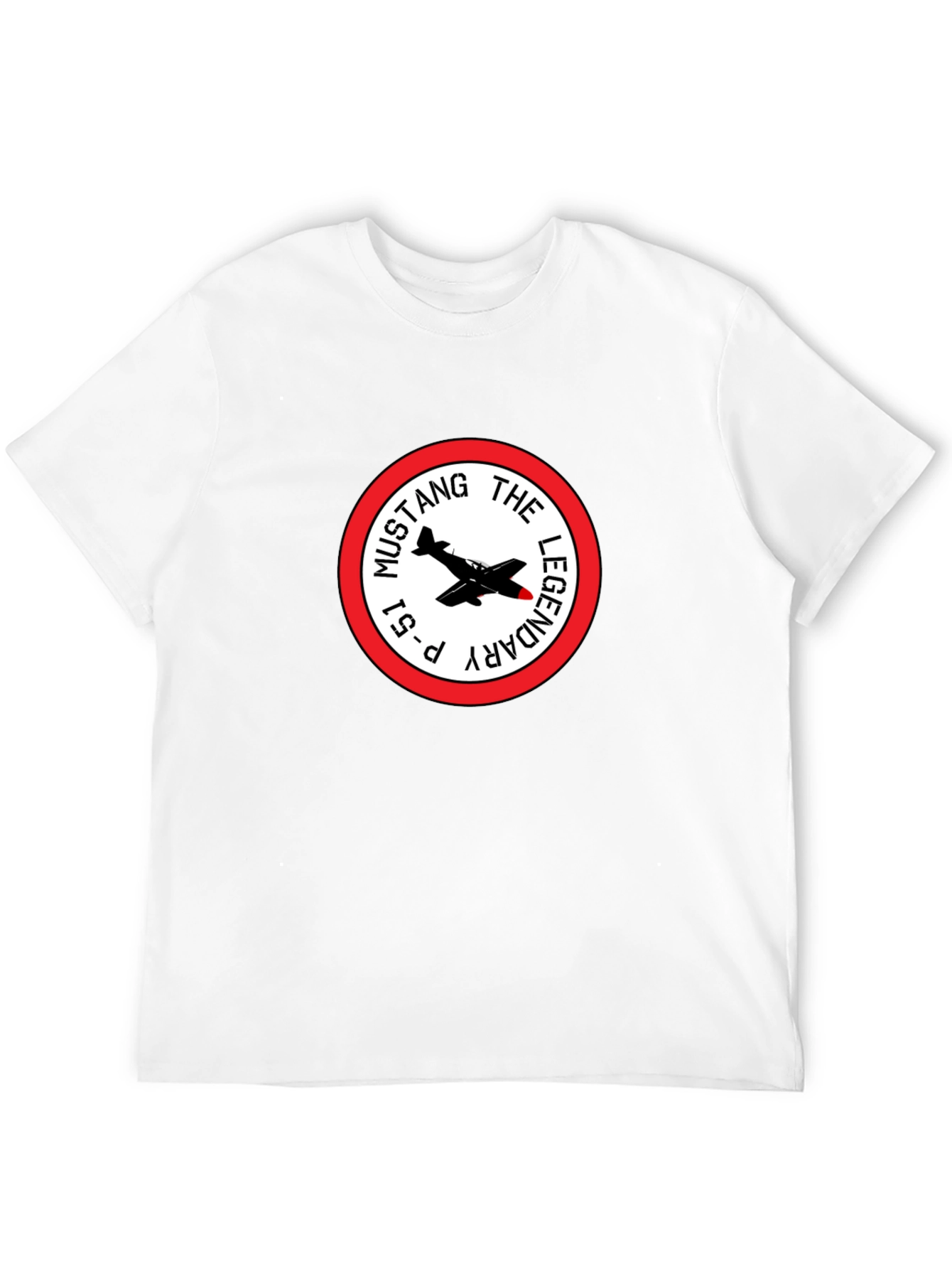 P-51 Mustang Legendary Black T-Shirt - 12
