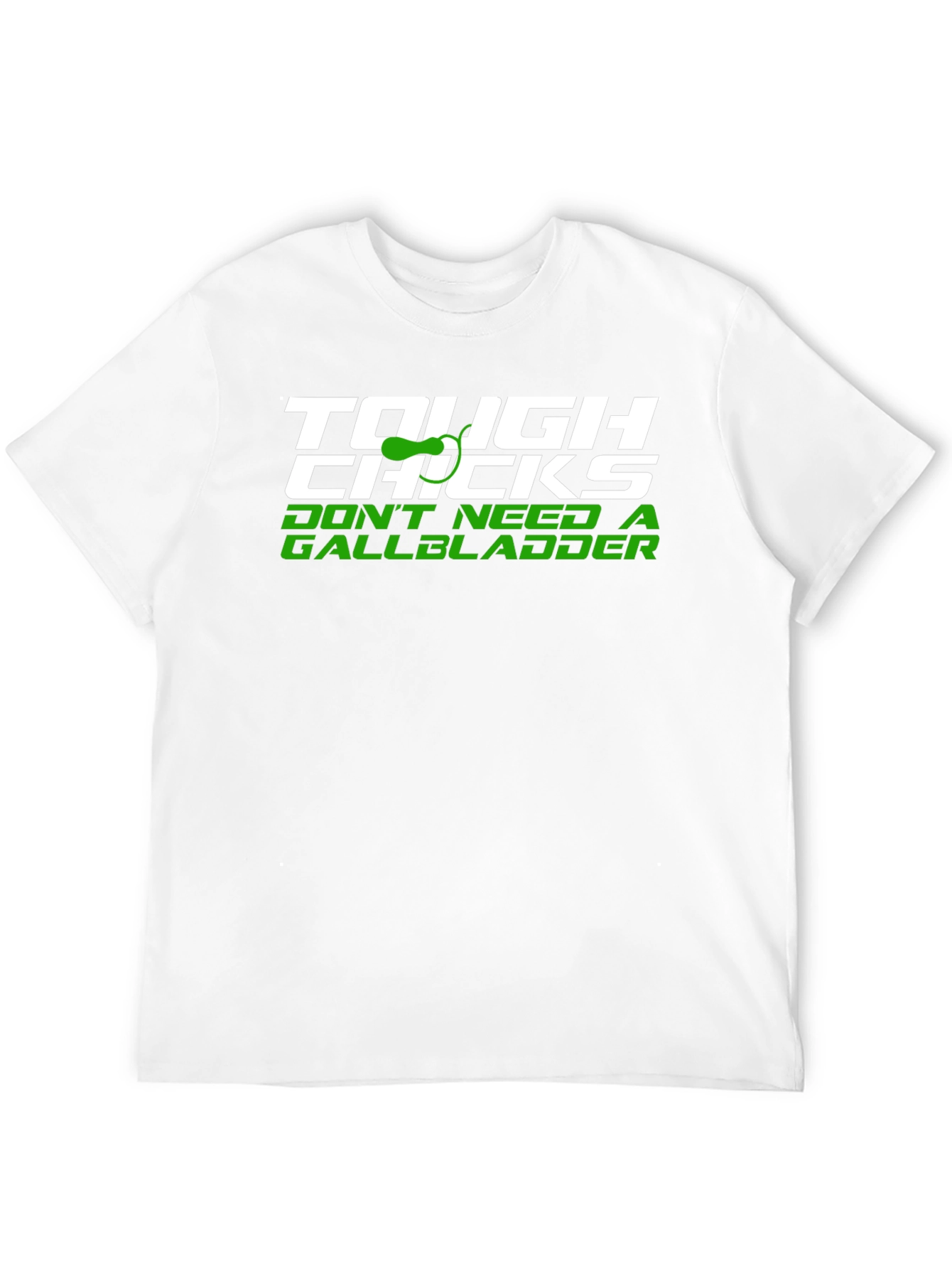 Black Tough Chicks No Gallbladder Novelty T-Shirt view 12