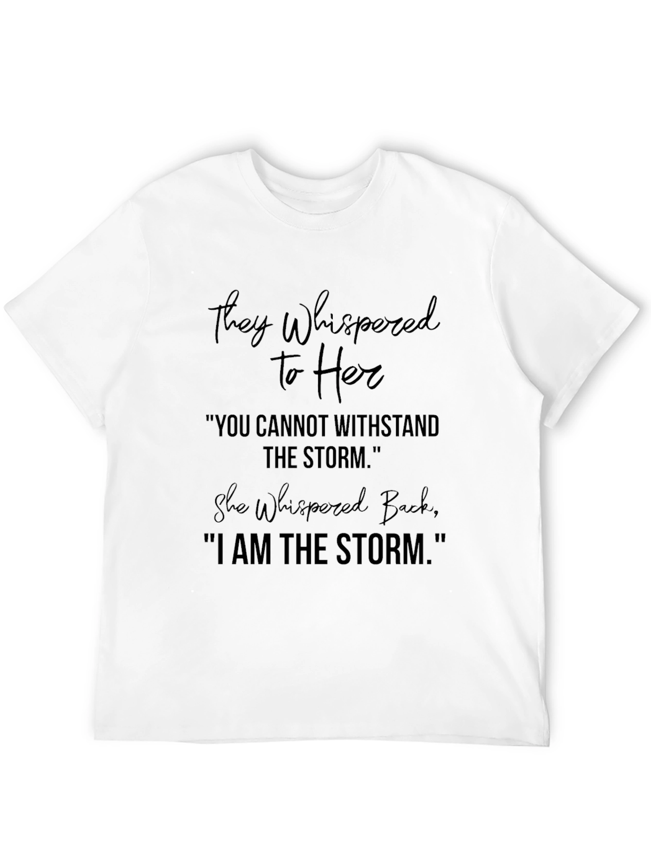 Black I Am The Storm Graphic Tee view 12
