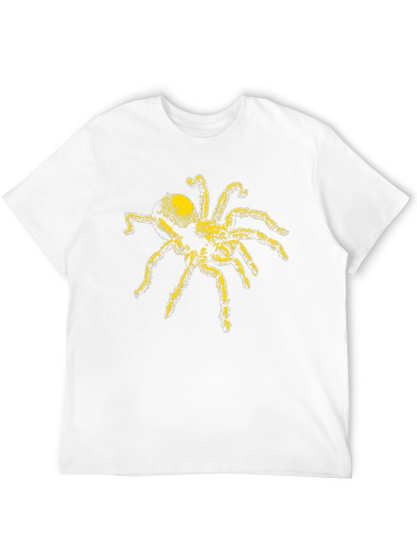 Black Spider Graphic T-Shirt - Black Cotton Tee view 12