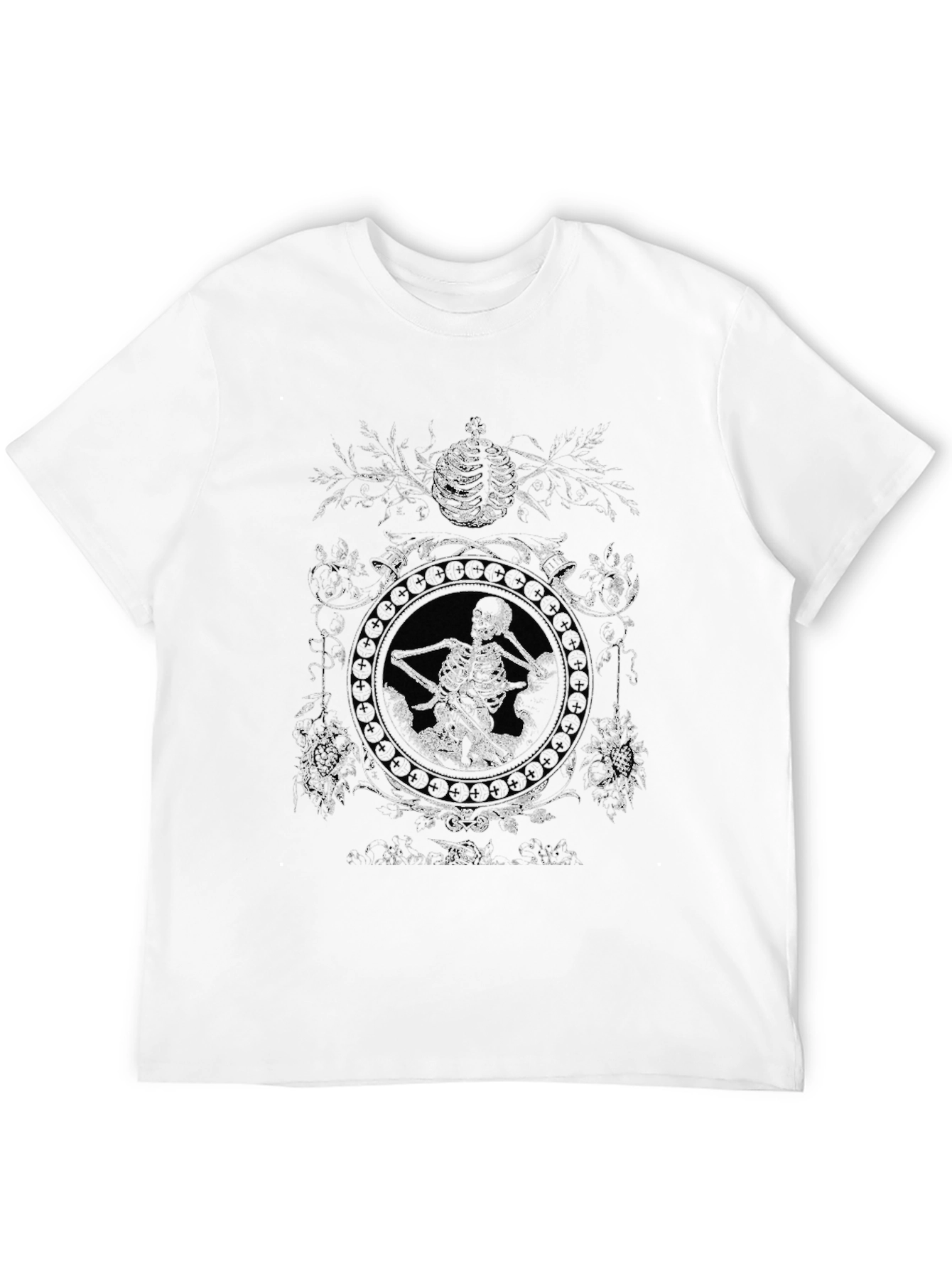 Black Grim Reaper Graphic Tee view 12