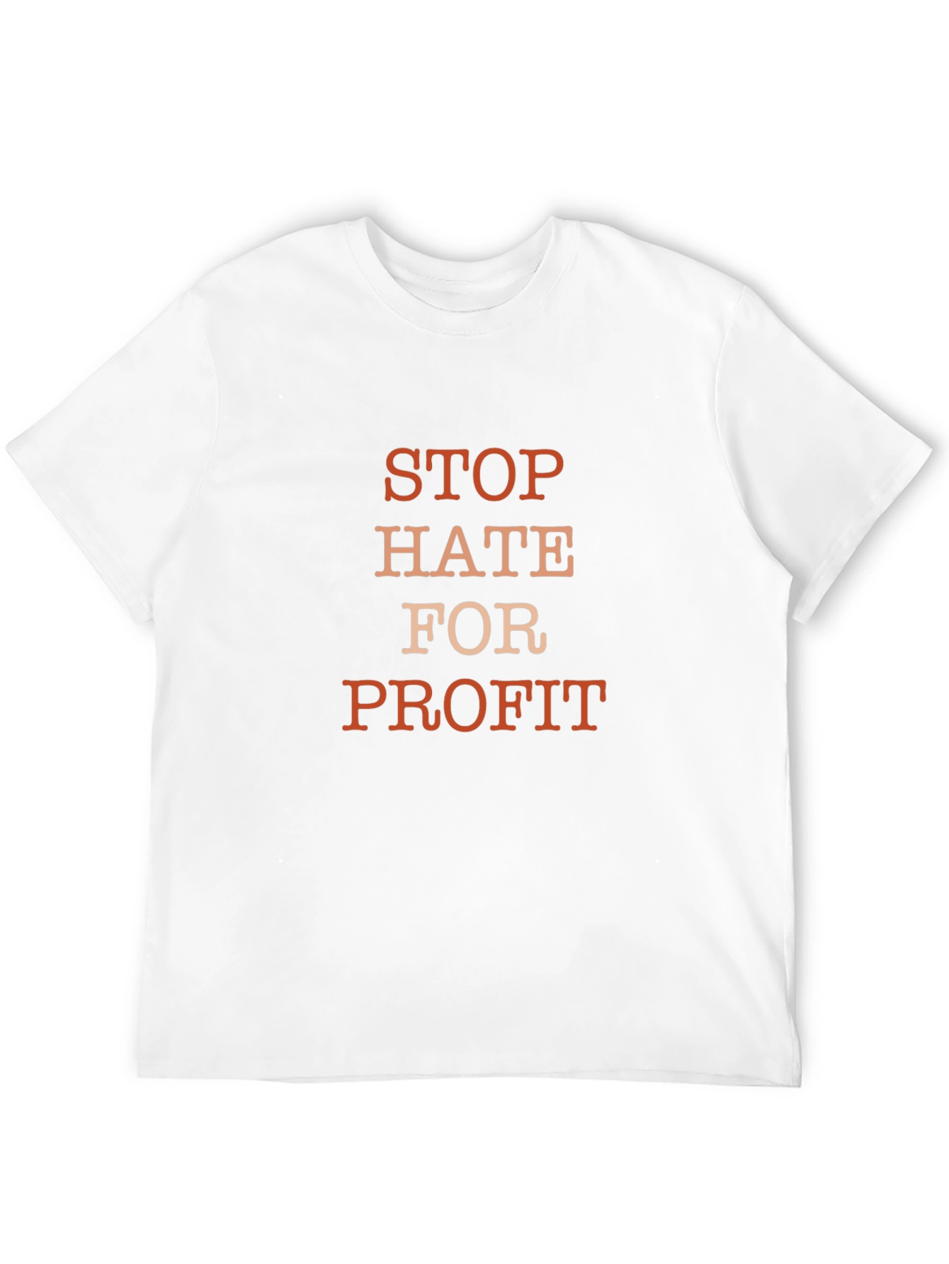 Black Stop Hate for Profit Graphic Tee - Black view 12