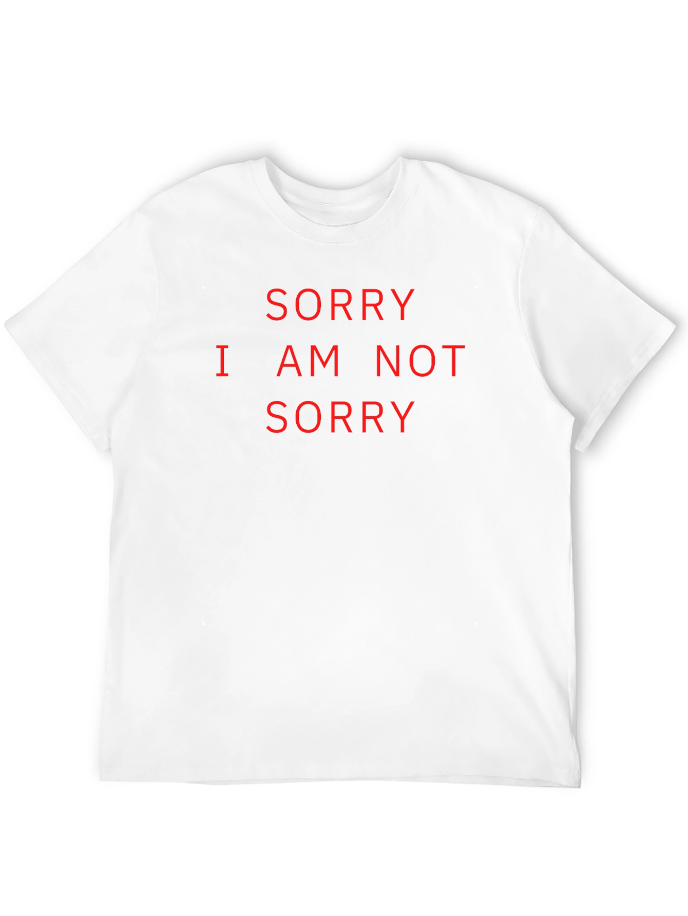 Black Sorry Not Sorry Graphic Tee view 12