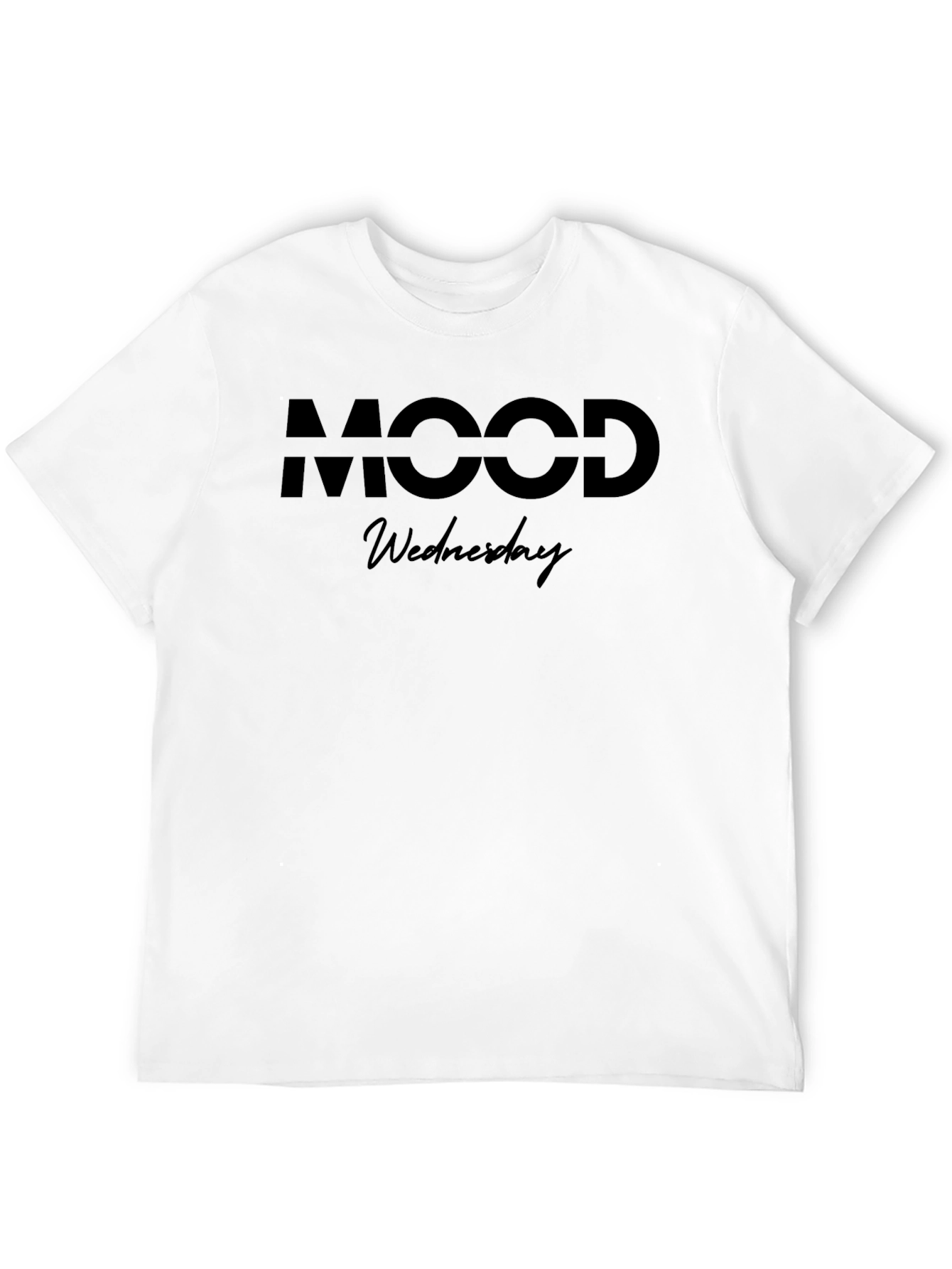 Black Mood Wednesday Graphic T-Shirt - Unisex Casual Tee view 12