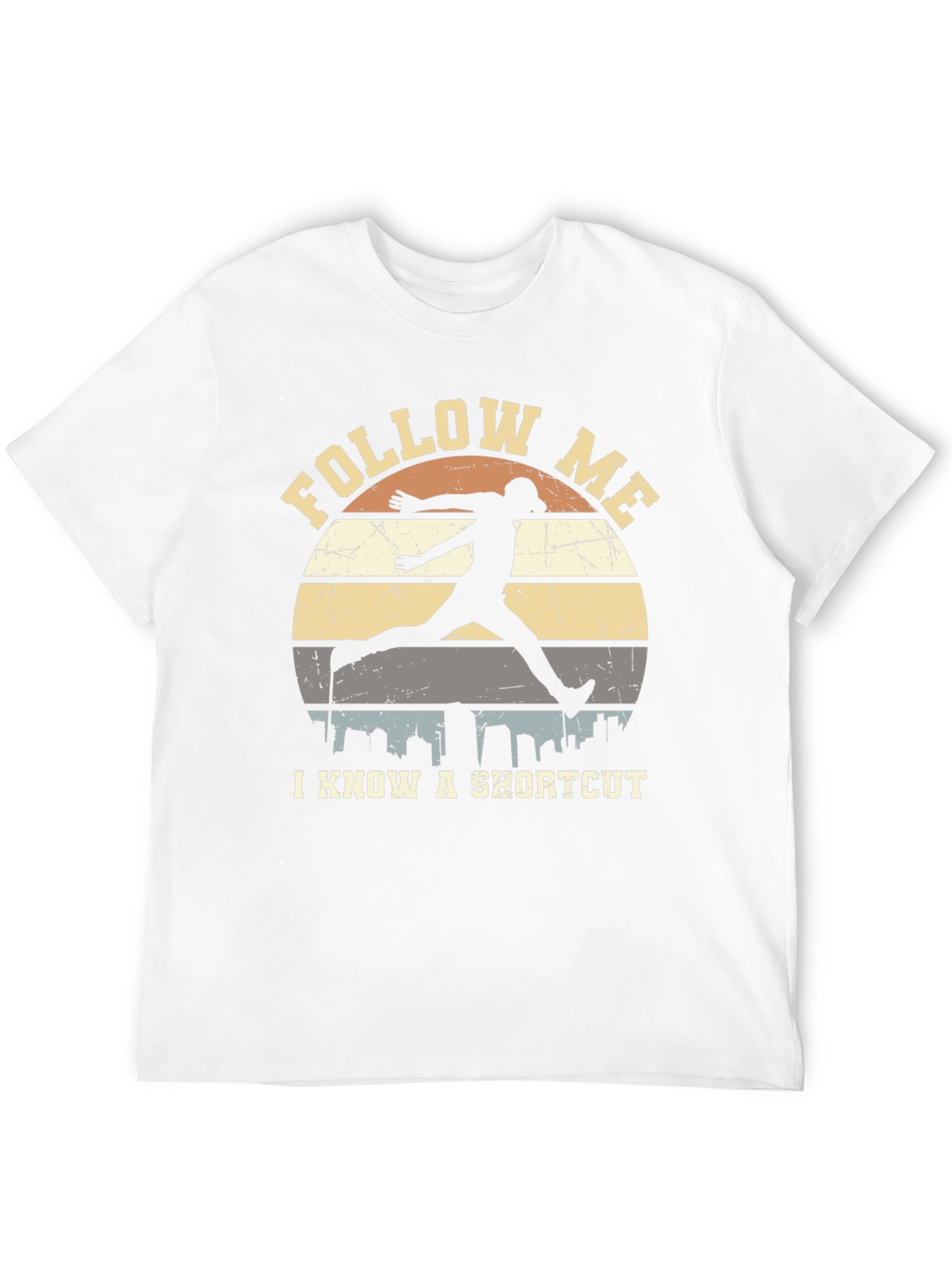 Black Follow Me Shortcut Graphic Tee view 12