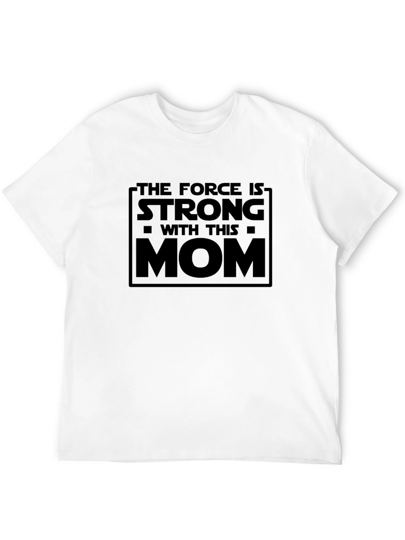 Black Force is Strong Mom Graphic T-Shirt view 12