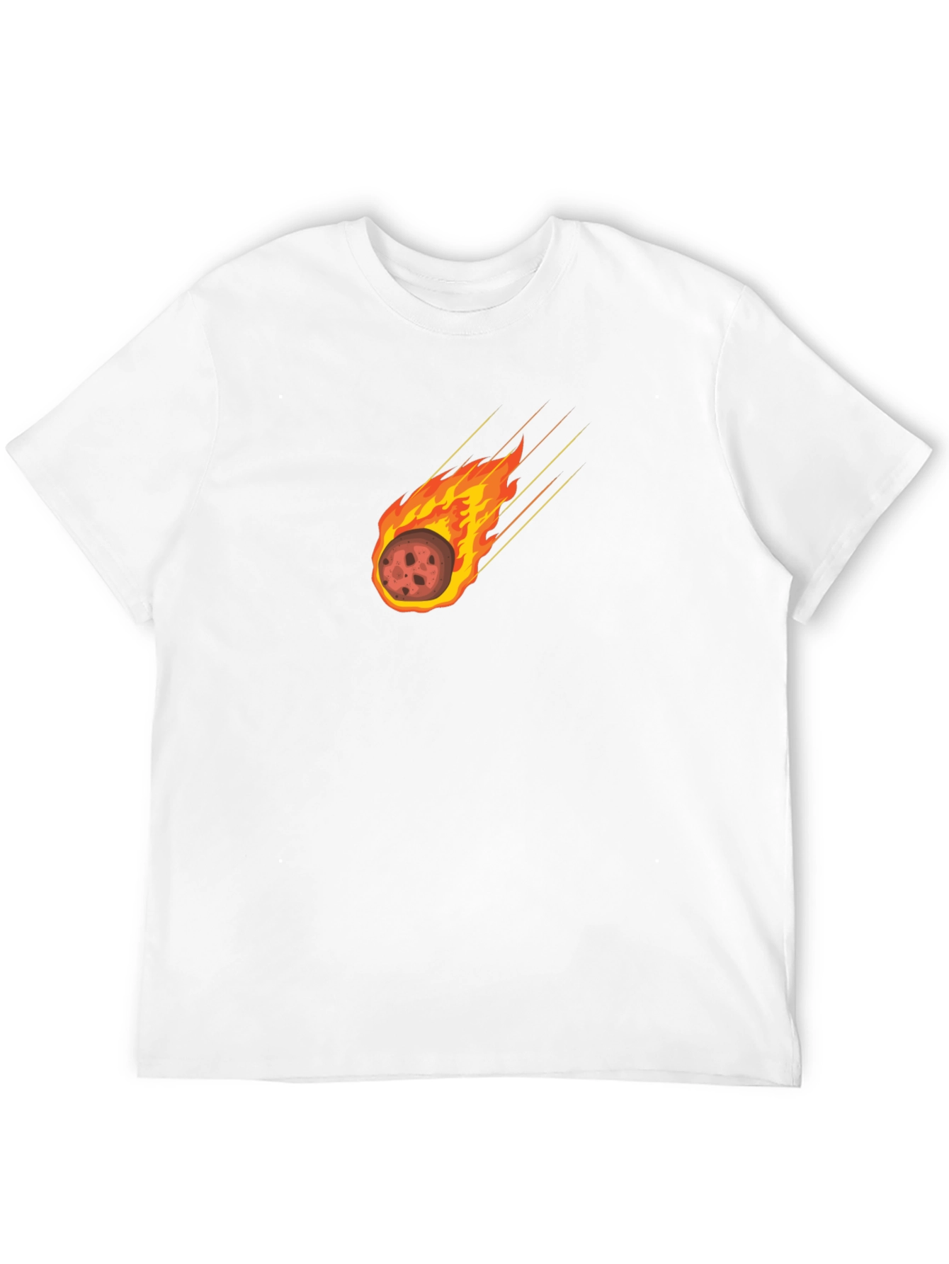 Black Fiery Meteor T-Shirt - Black view 12