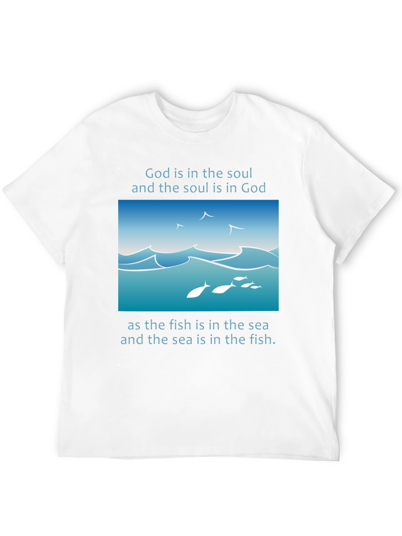 Black Soul in God Graphic T-Shirt view 12