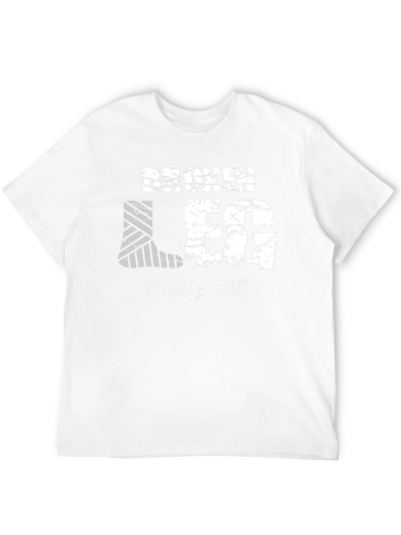 Black Broken Leg Story T-Shirt view 12