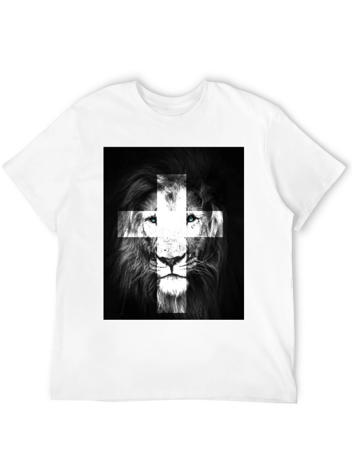 Black Lion Swiss Flag T-Shirt - Black view 12