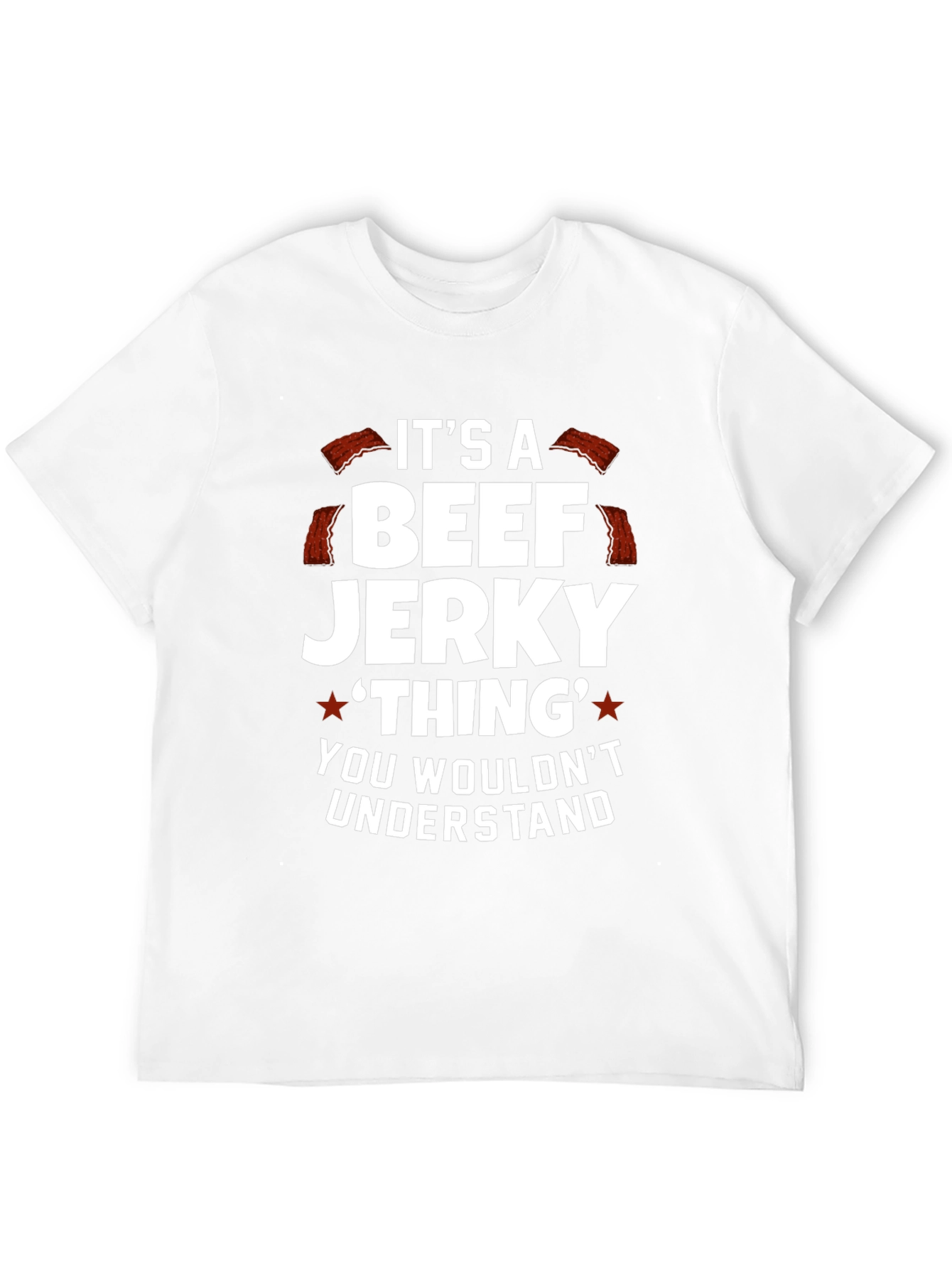 Black Beef Jerky Thing T-Shirt Funny Graphic Tee view 12