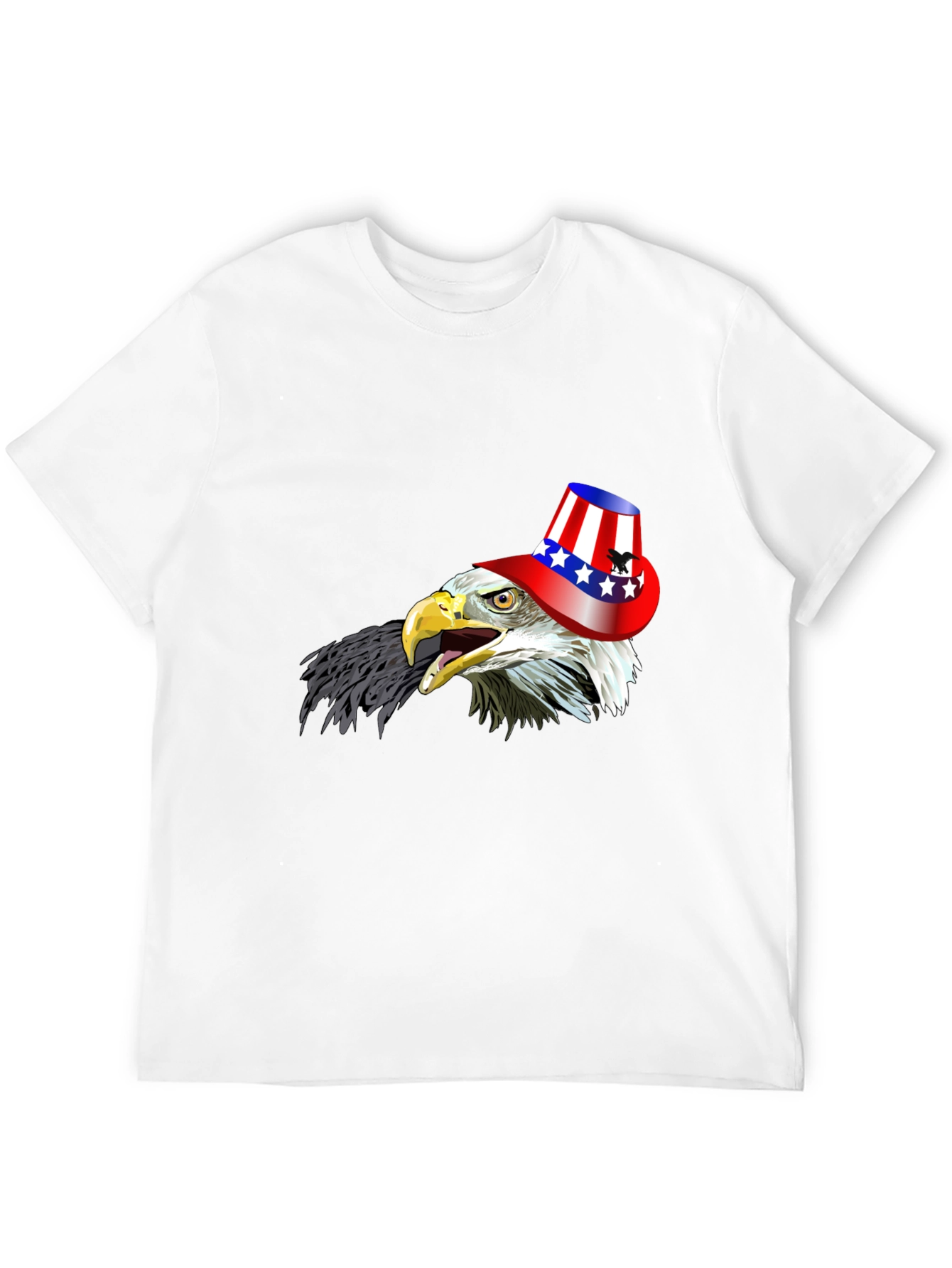 Black Eagle USA Hat Graphic T-Shirt view 12