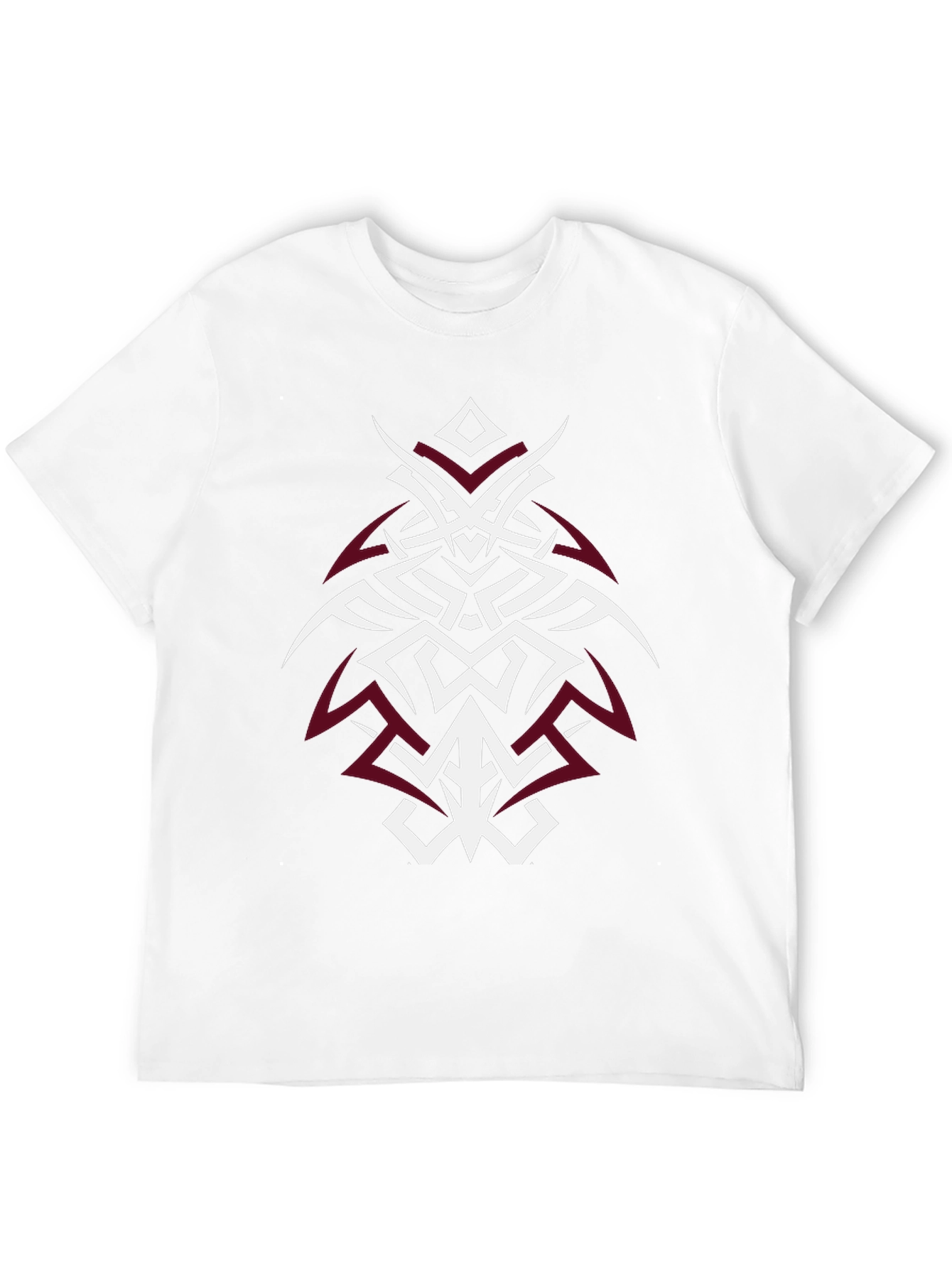 Black Tribal Owl Graphic Tee - Black Cotton T-Shirt view 12