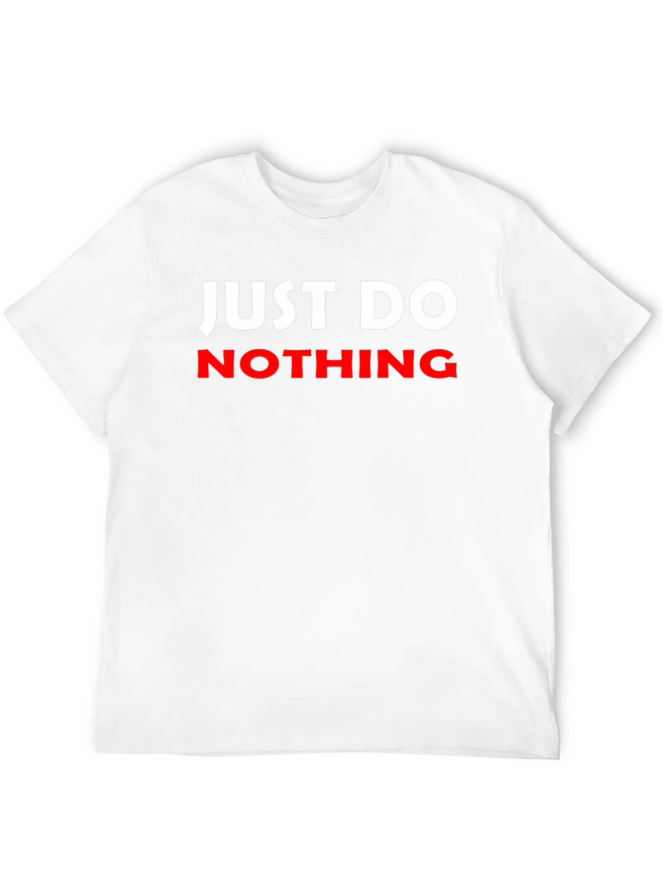 Black Just Do Nothing Graphic T-Shirt view 12