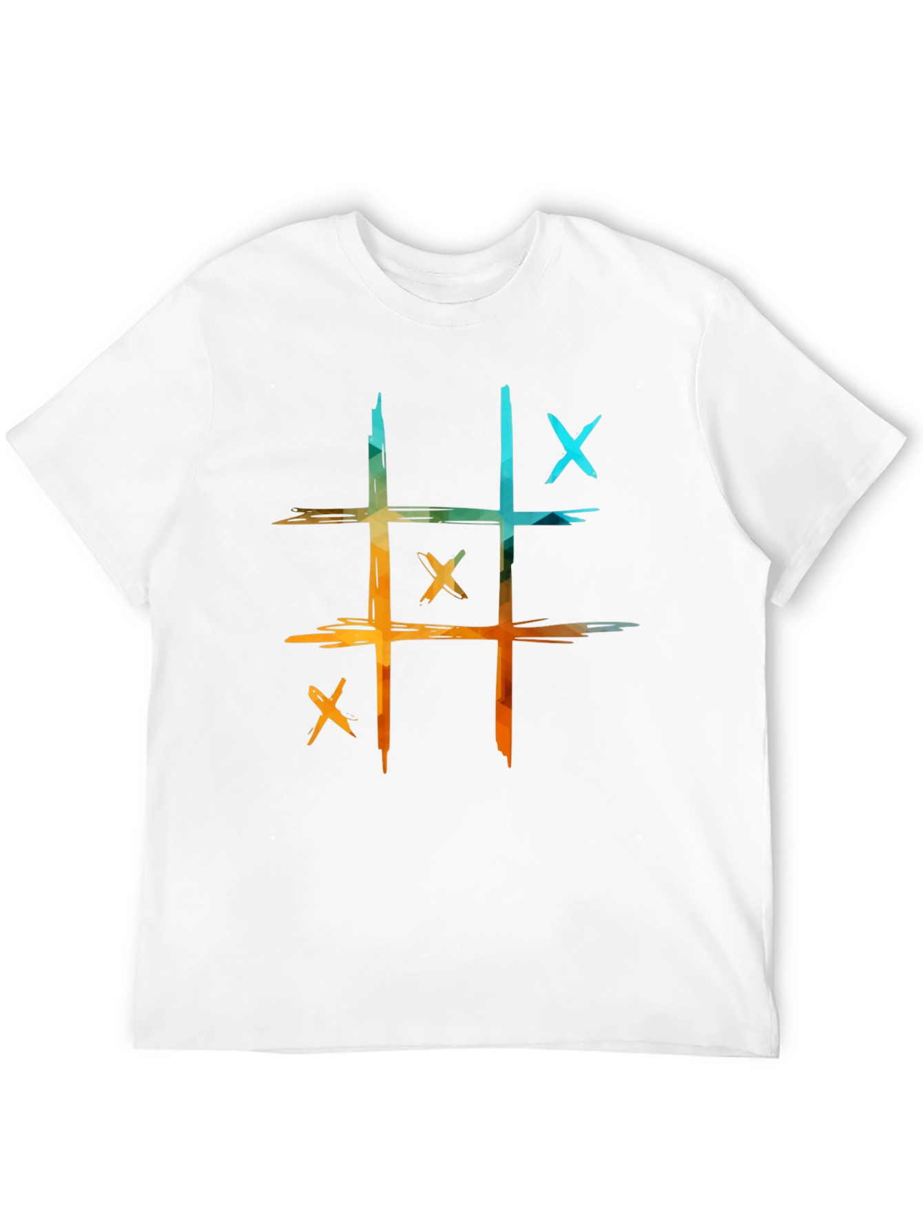 Black Tic-Tac-Toe Graphic Tee - Casual Cool! view 12