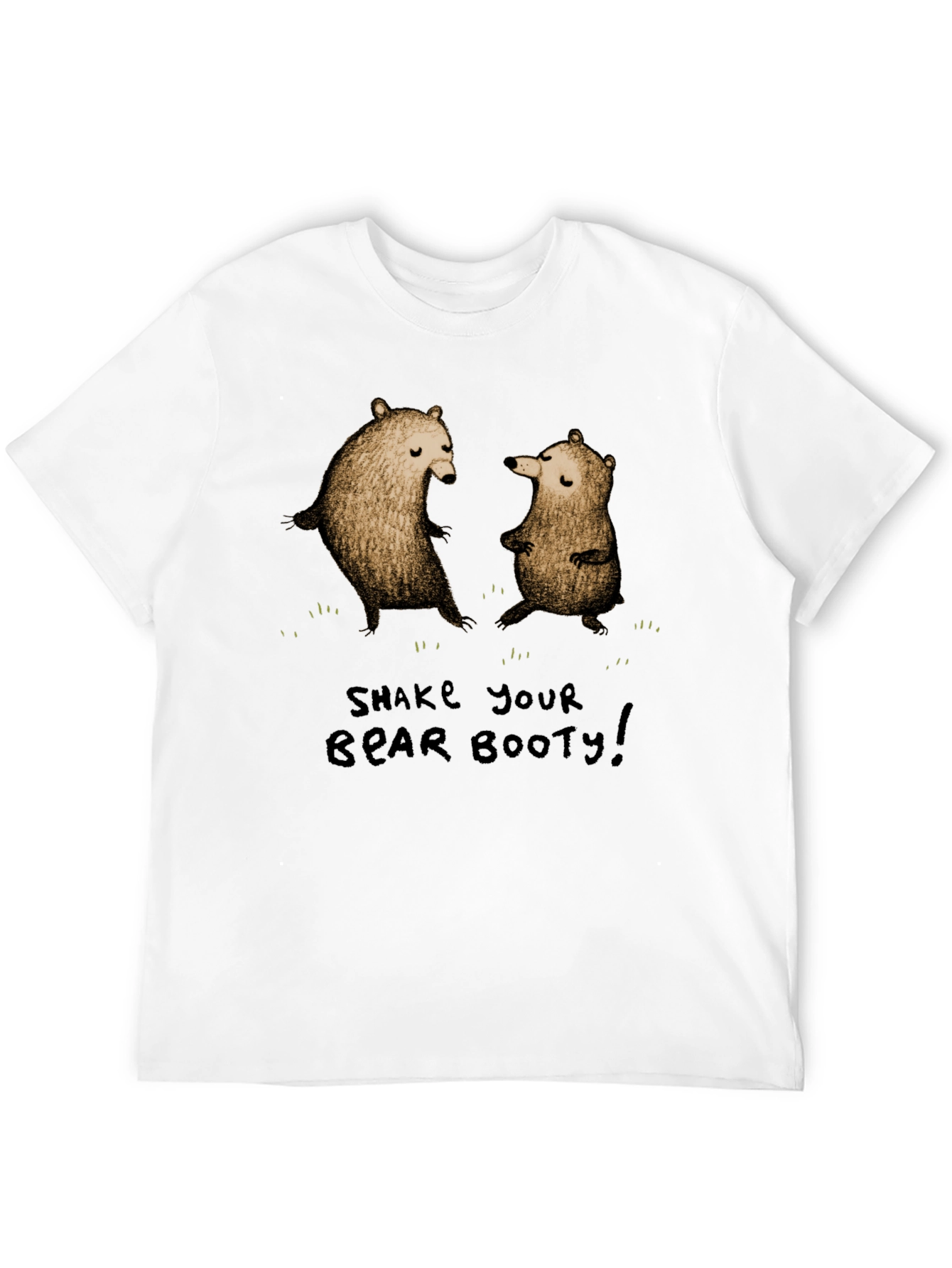Black Shake Your Bear Booty Graphic Tee view 12