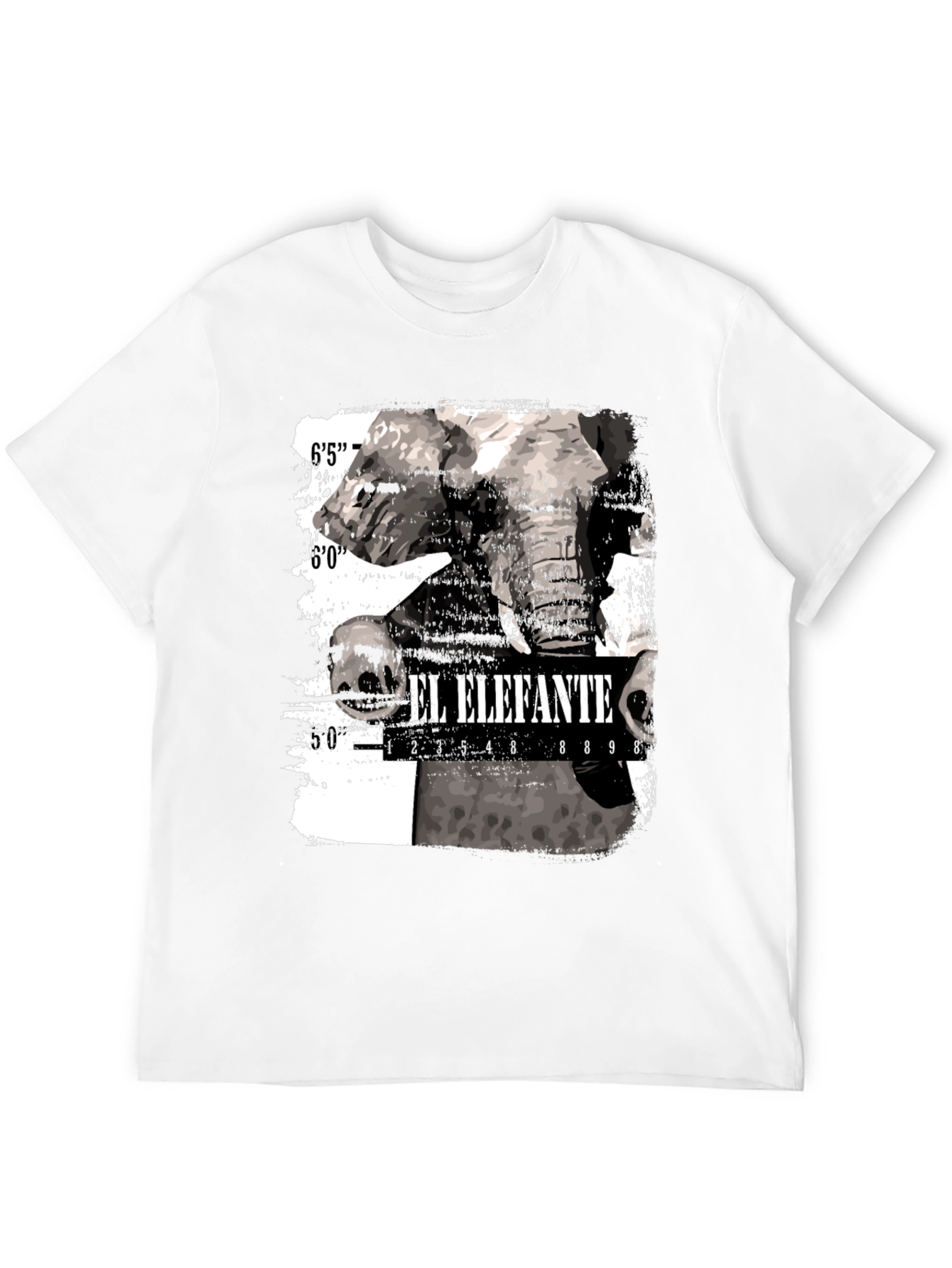 Black El Elefante Graphic Print T-Shirt view 12