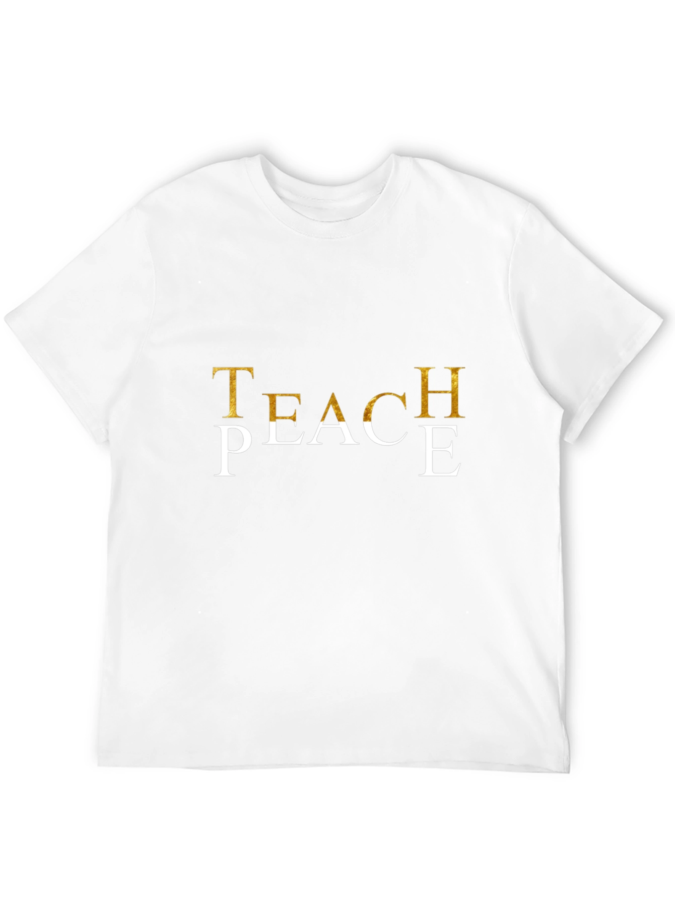 Black Teach Peace Graphic T-Shirt view 12