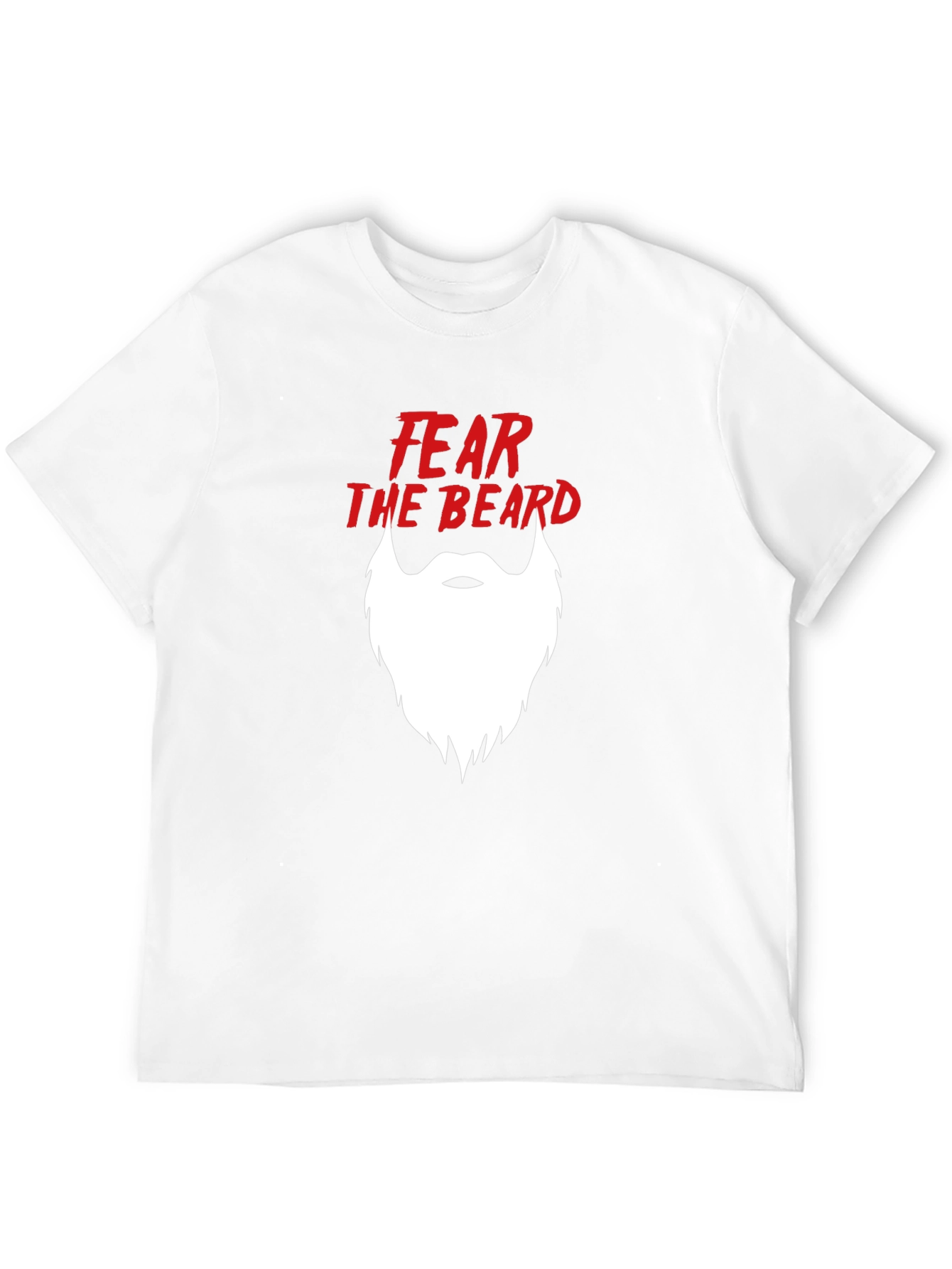 Black Fear the Beard Graphic Tee - Black view 12