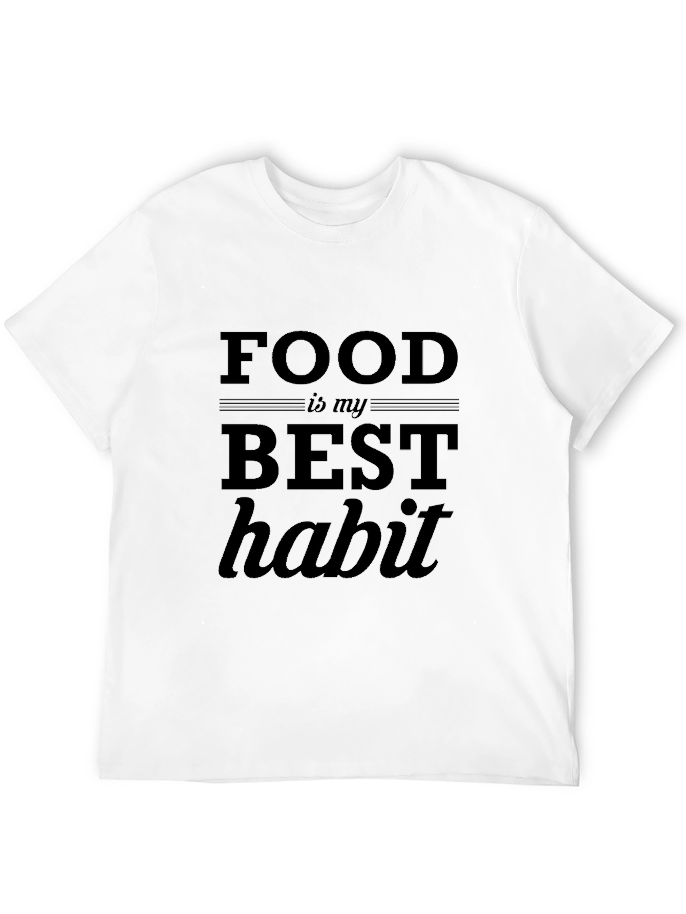 Black Food is My Best Habit Graphic Tee view 12