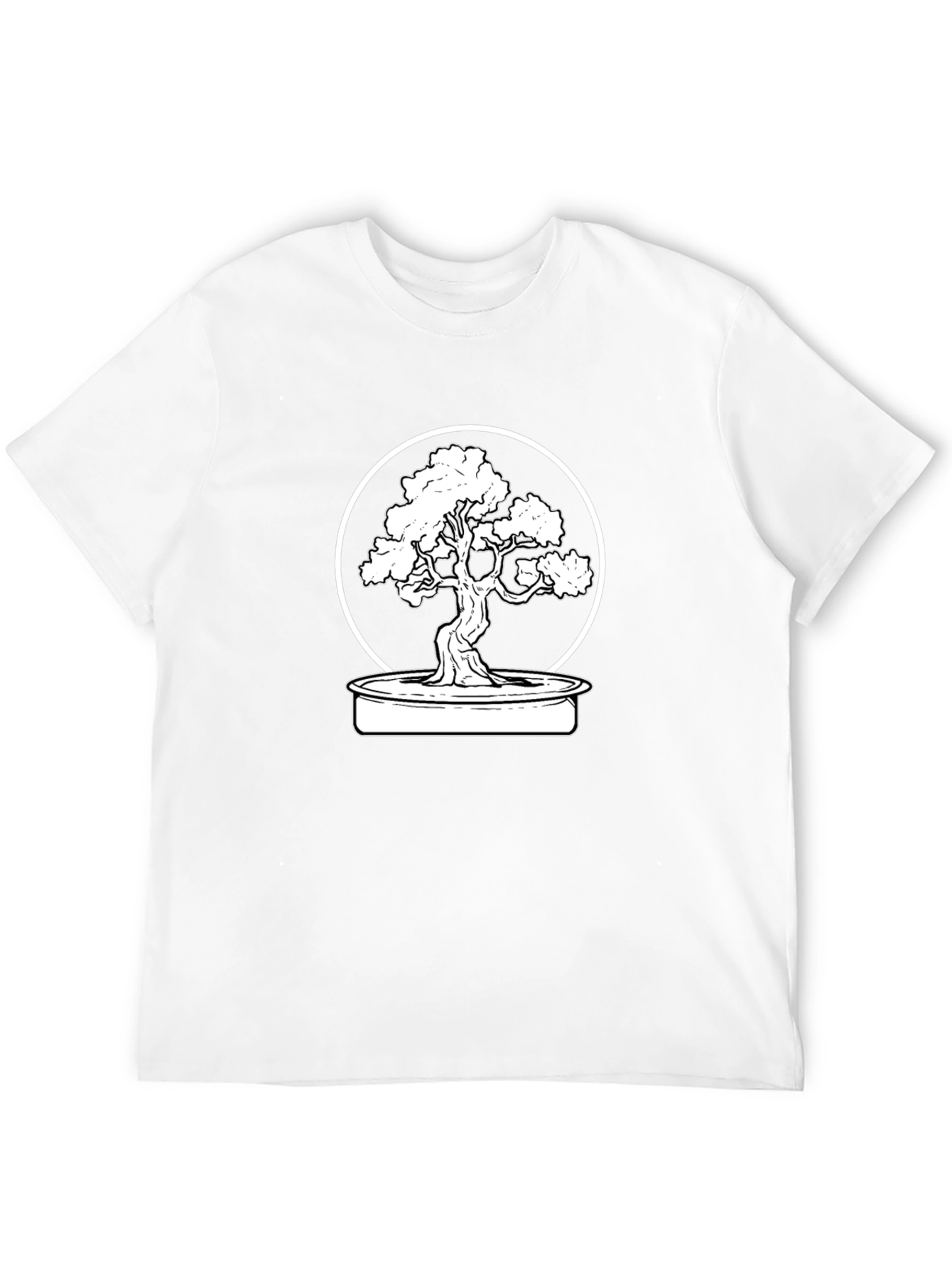 Black Bonsai Tree Graphic Tee - Casual Style view 12