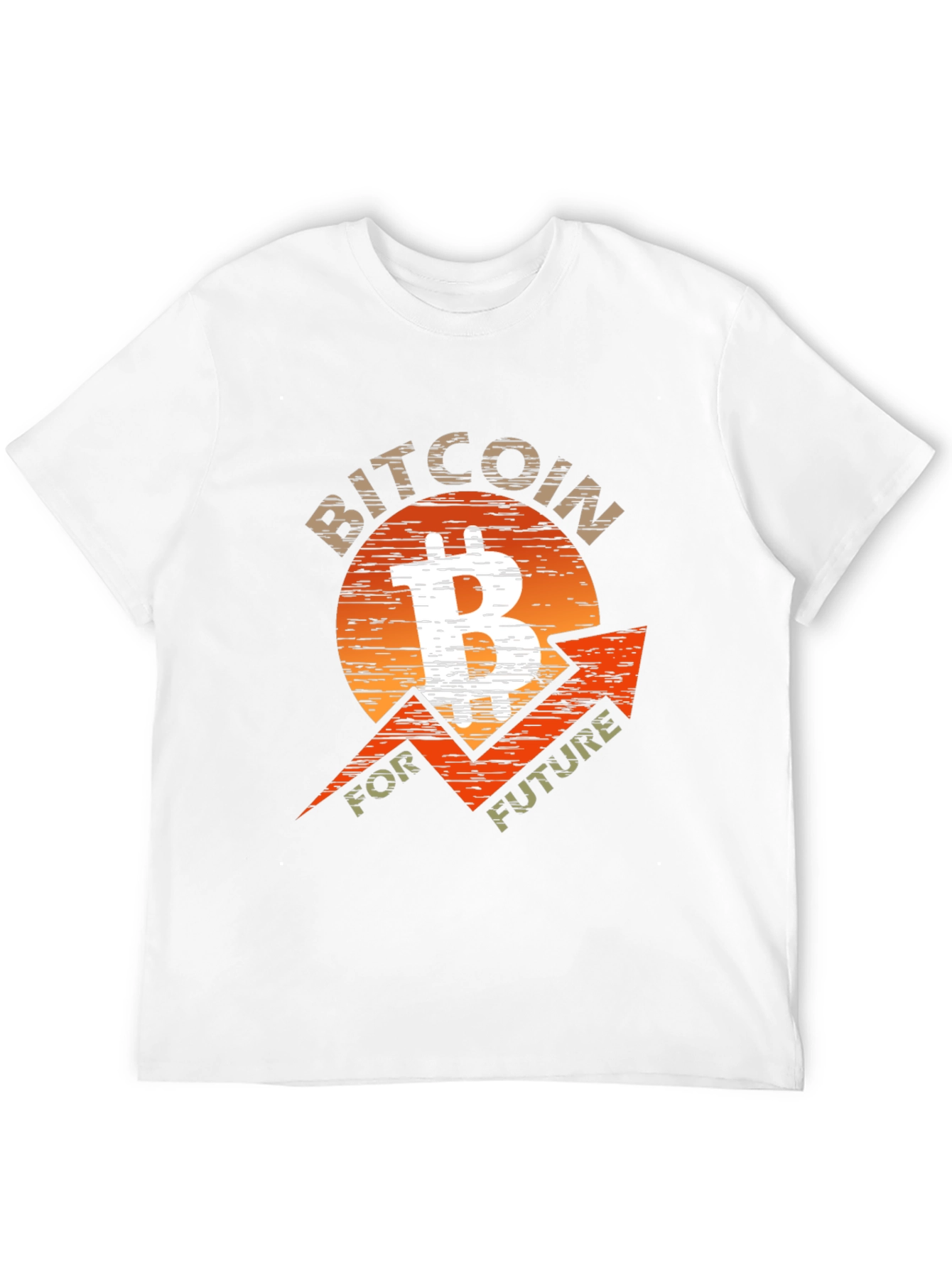 Black Bitcoin For Future Graphic Tee - Crypto T-Shirt view 12