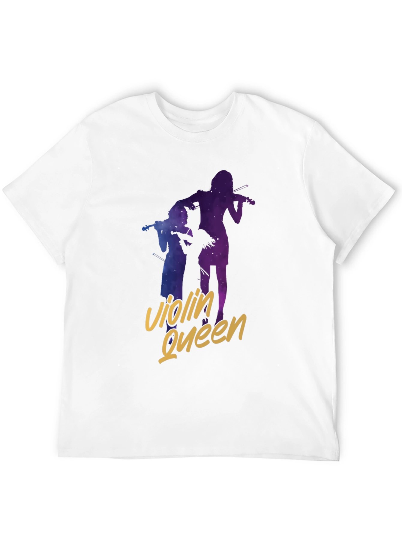 Black Violin Queen Black T-Shirt - Music Lover Tee view 12
