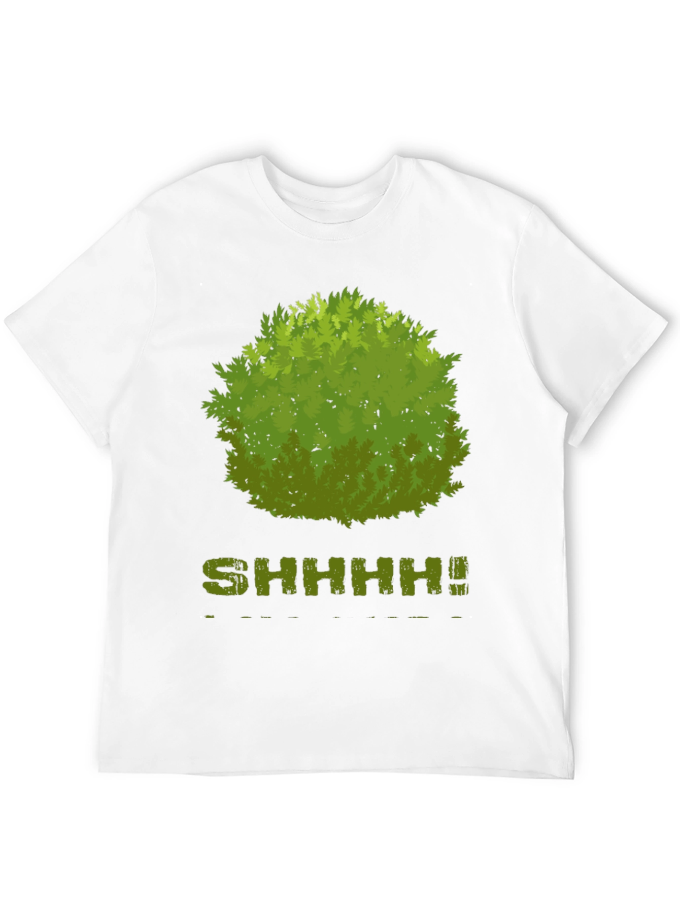 Black Shhhhh! Bush Graphic T-Shirt - Soft Cotton Blend view 12