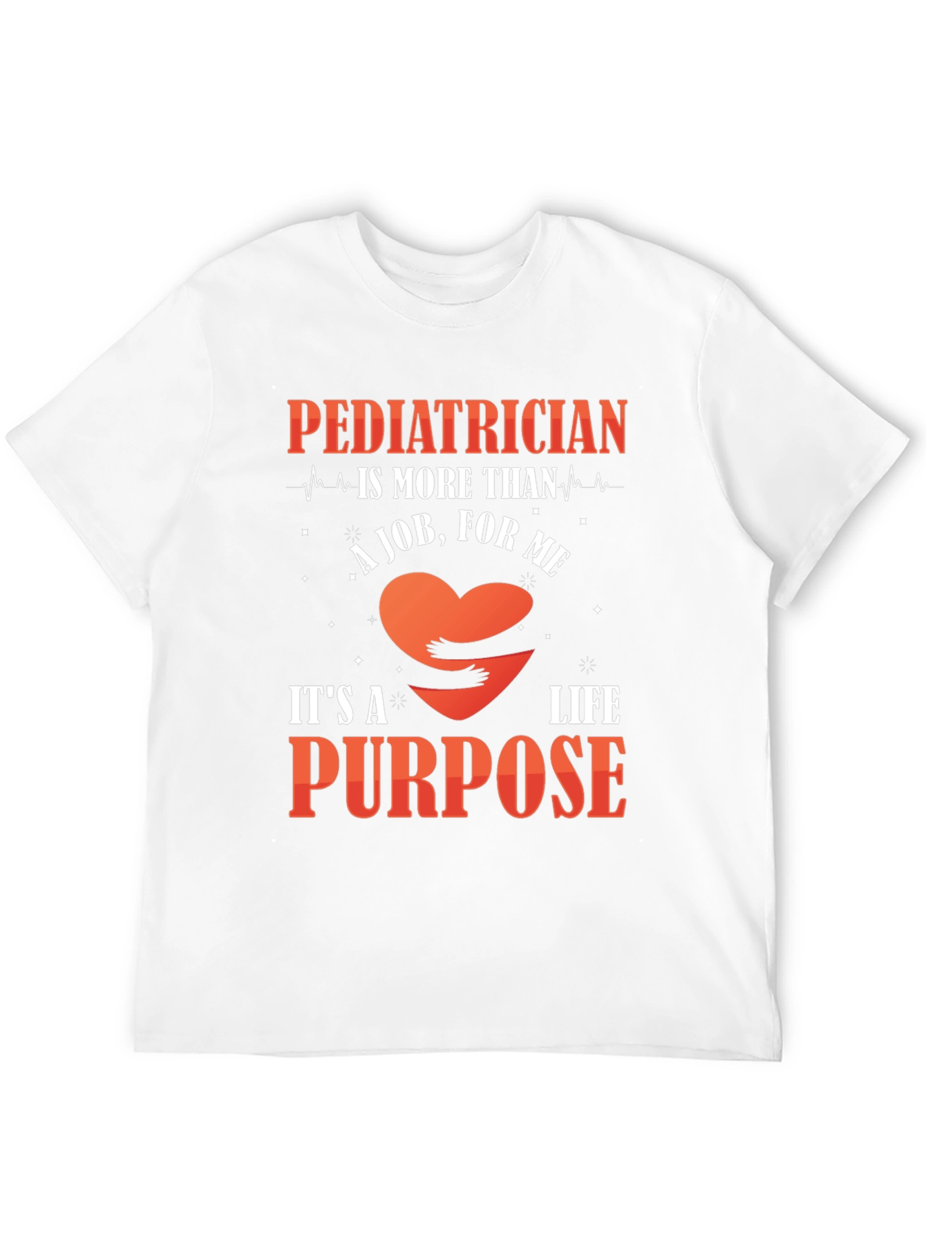 Black Pediatrician Life Purpose T-Shirt view 12