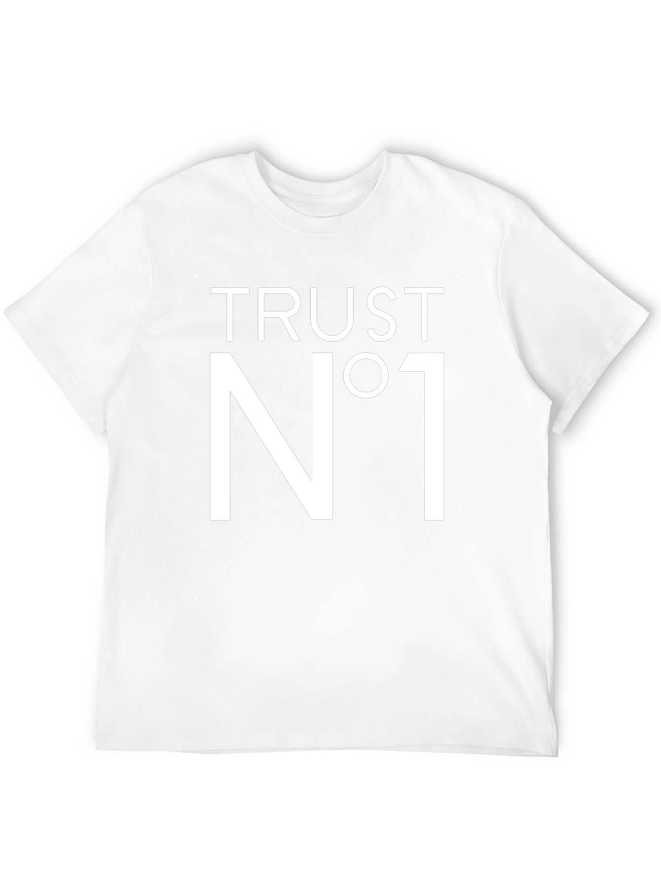 Black Trust No One Black Graphic T-Shirt view 12