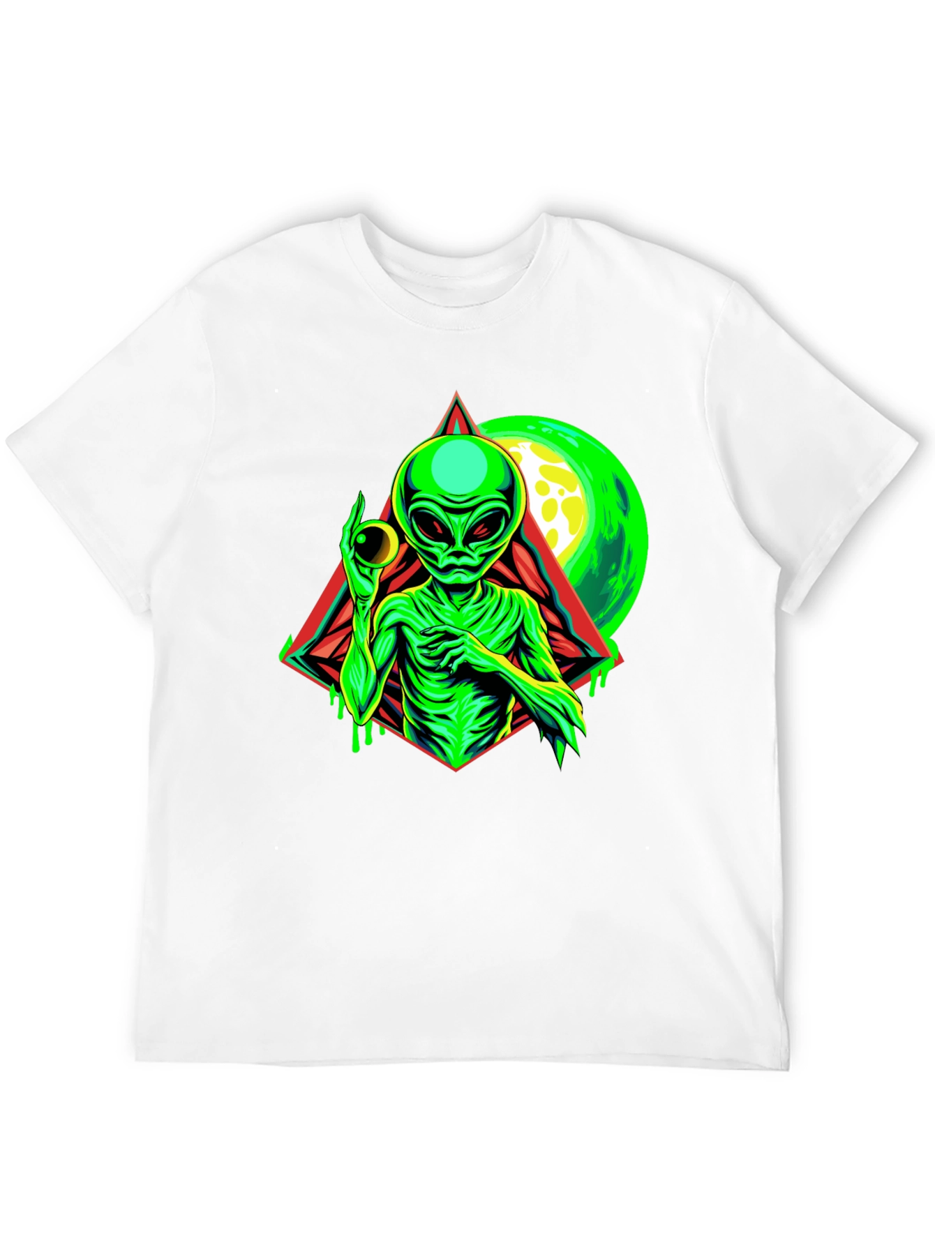 Black Alien Graphic Tee - Sci-Fi T-Shirt view 12