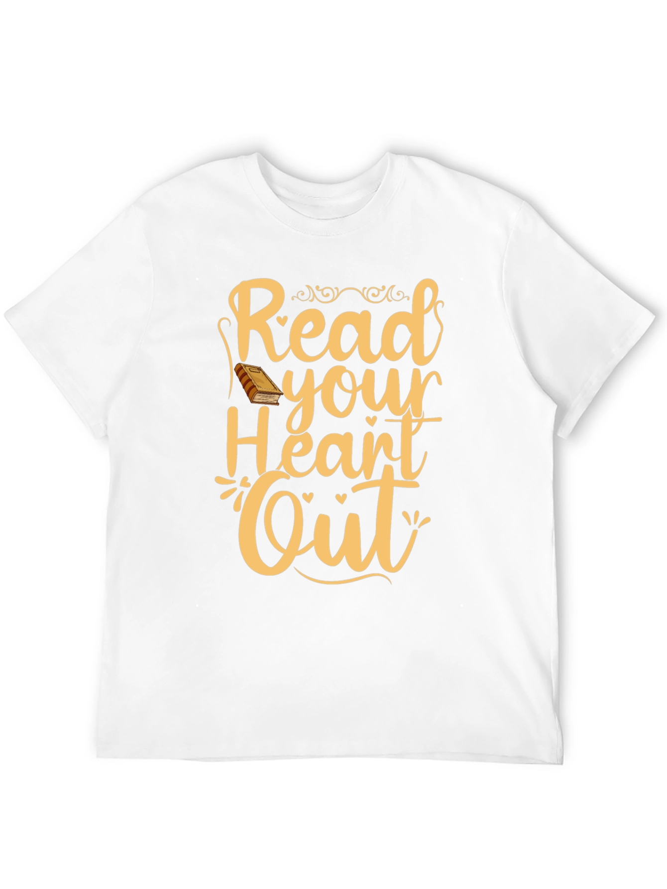 Black Read Your Heart Out T-Shirt - Book Lover Tee view 12