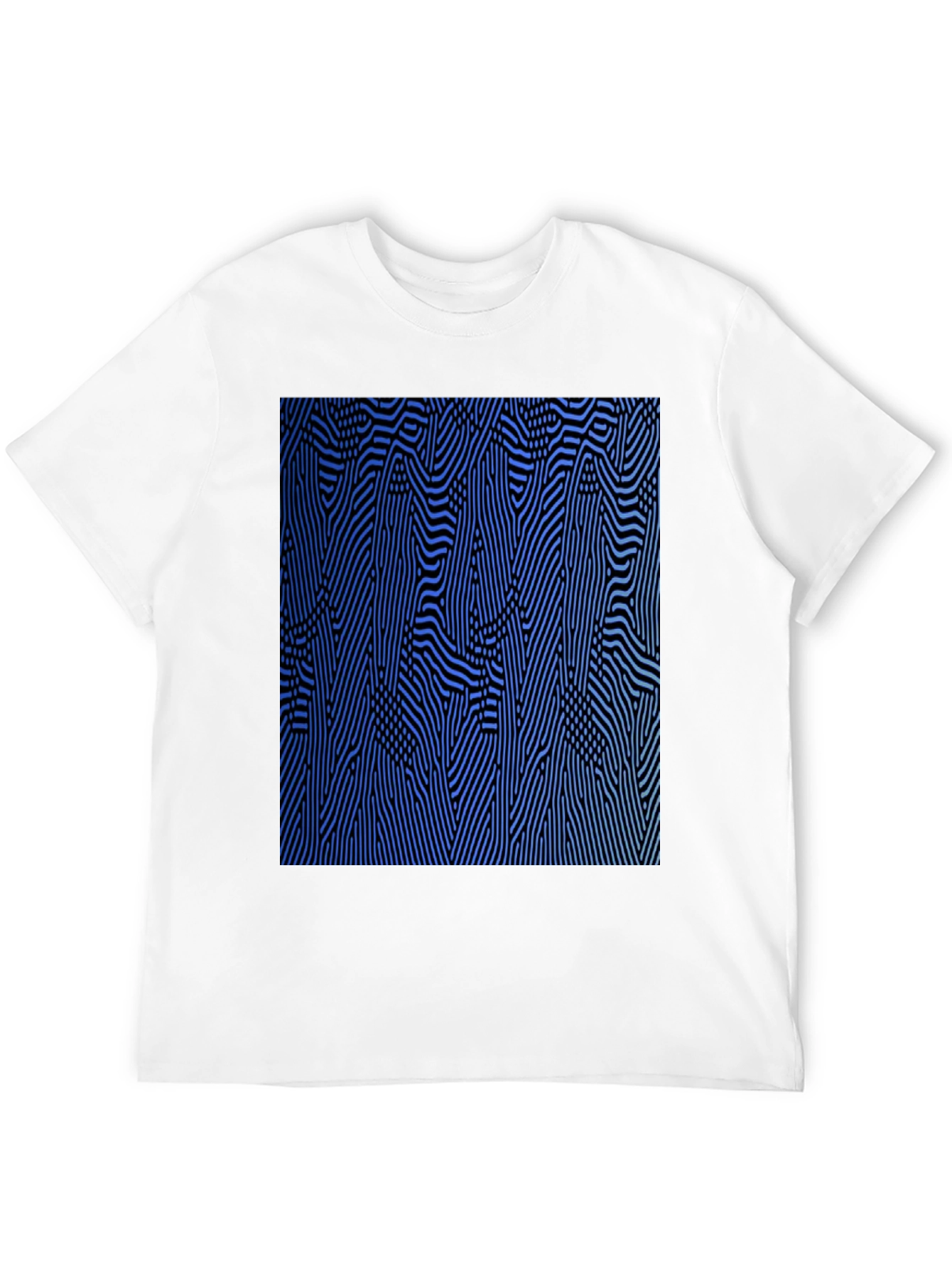 Abstract Pattern Graphic Tee - Modern Style - 12