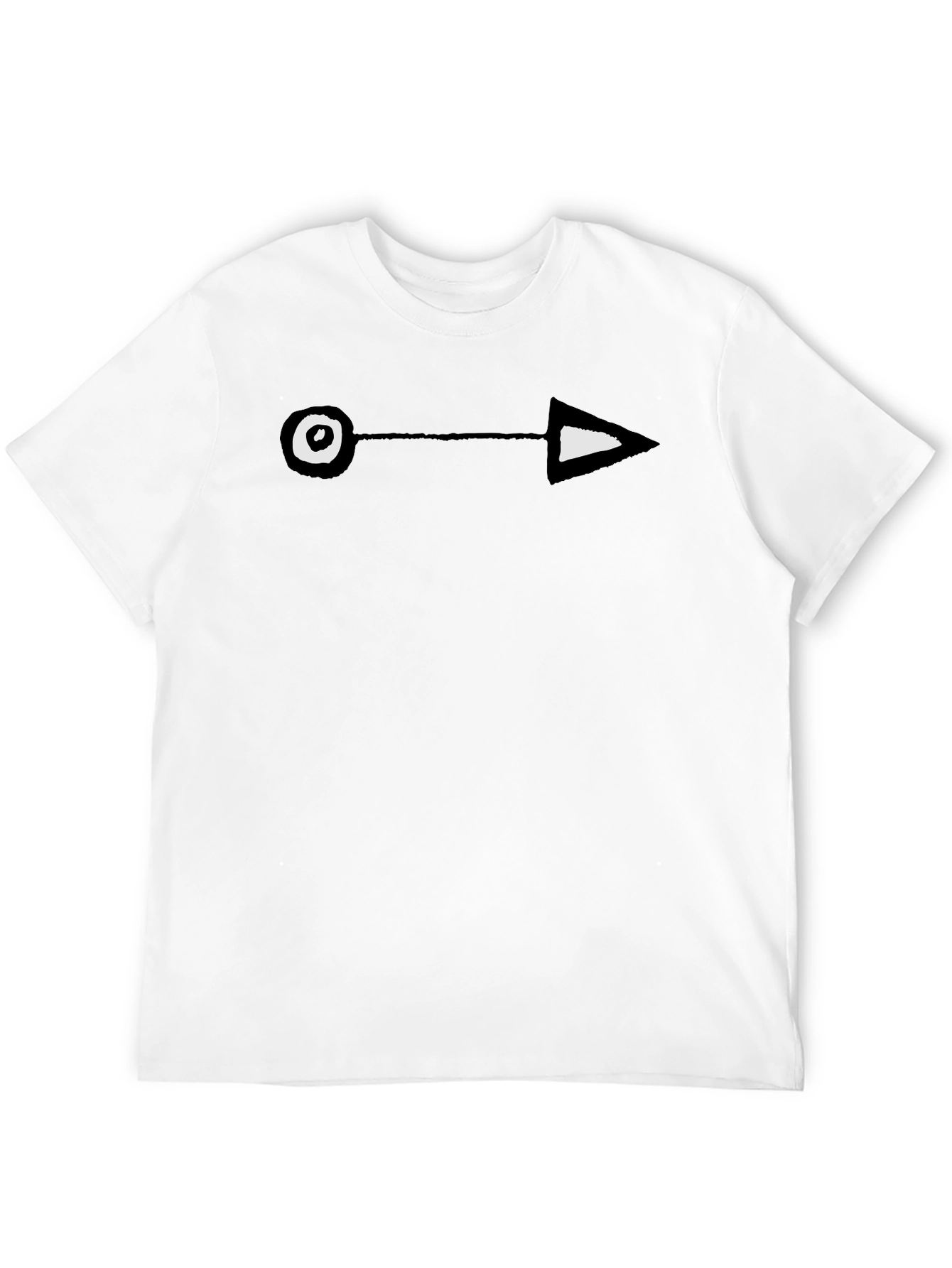 Black Arrow Graphic Tee - Modern Design view 12