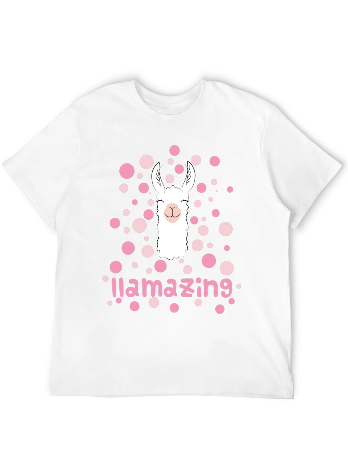 Black Llamazing Graphic Tee - Cute Llama T-Shirt view 12