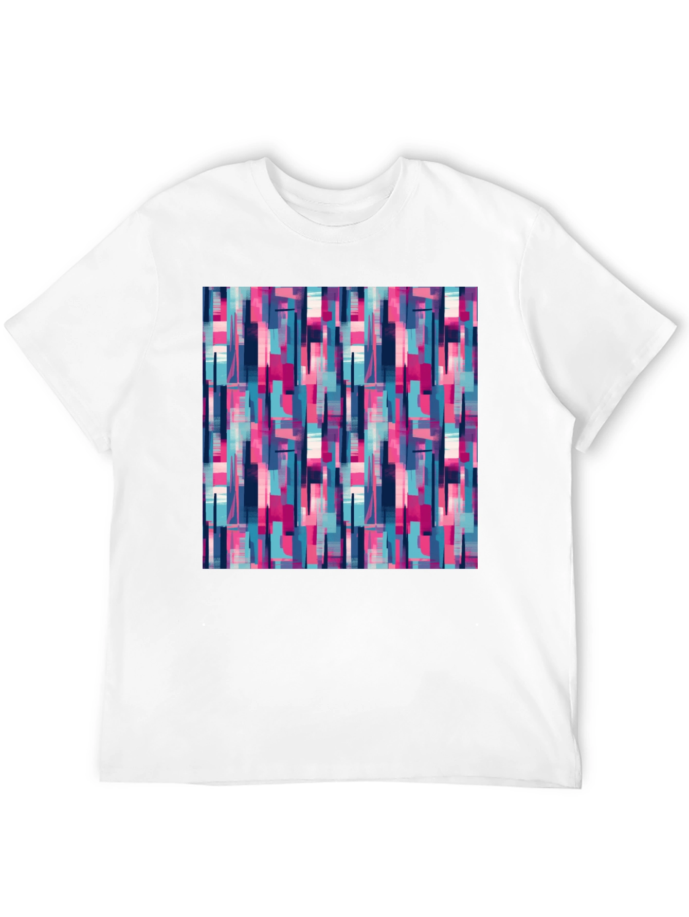 Black Abstract Pattern Tee view 12