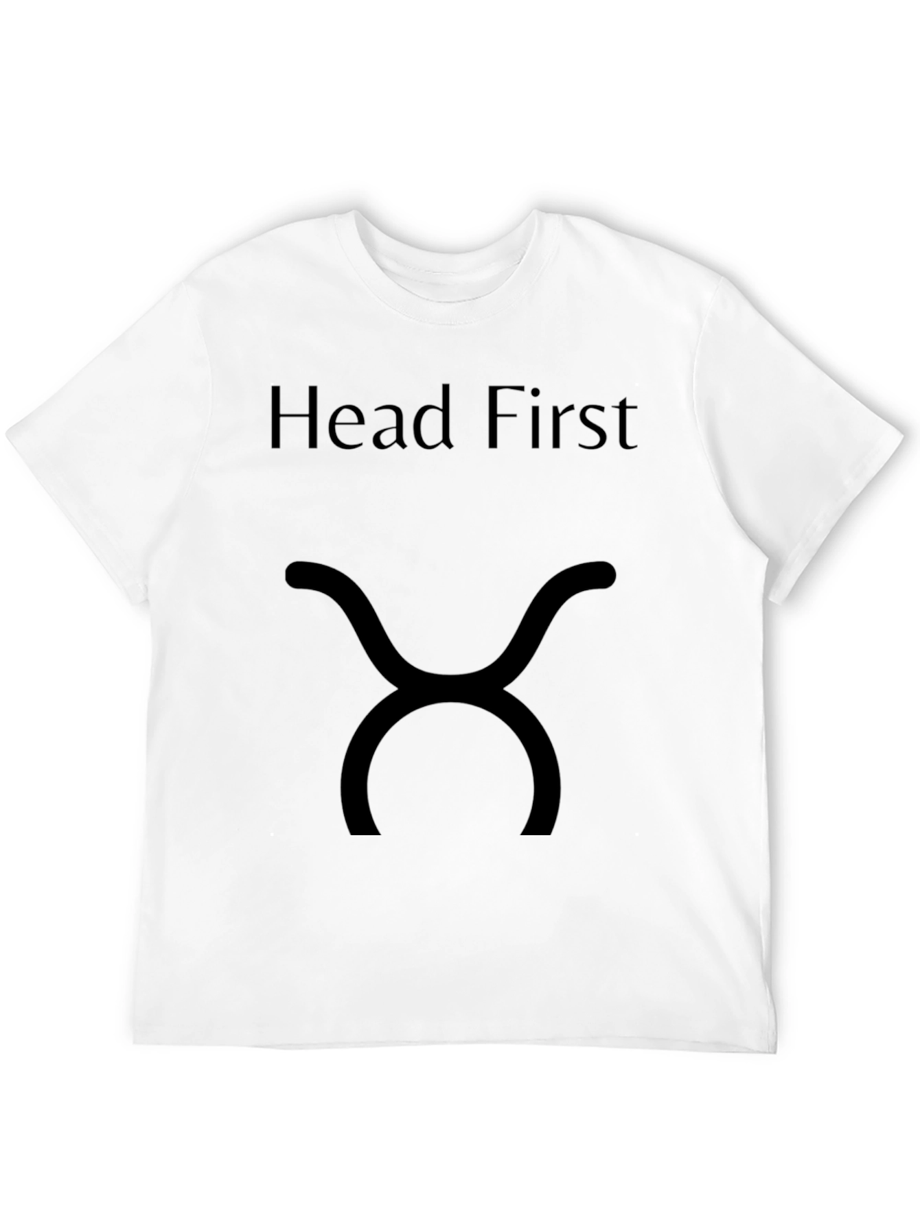 Black Head First Graphic Tee - Soft Cotton Blend view 12