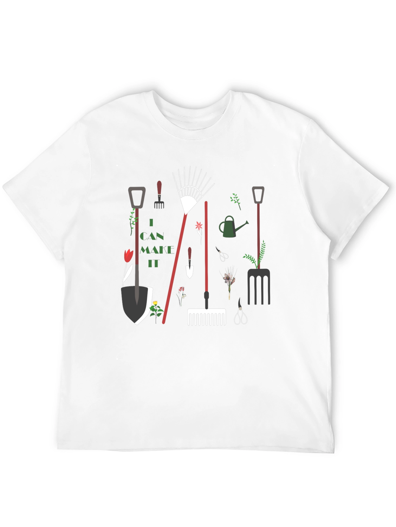 Black Gardening Tools Graphic Tee - I Can Make It! view 12