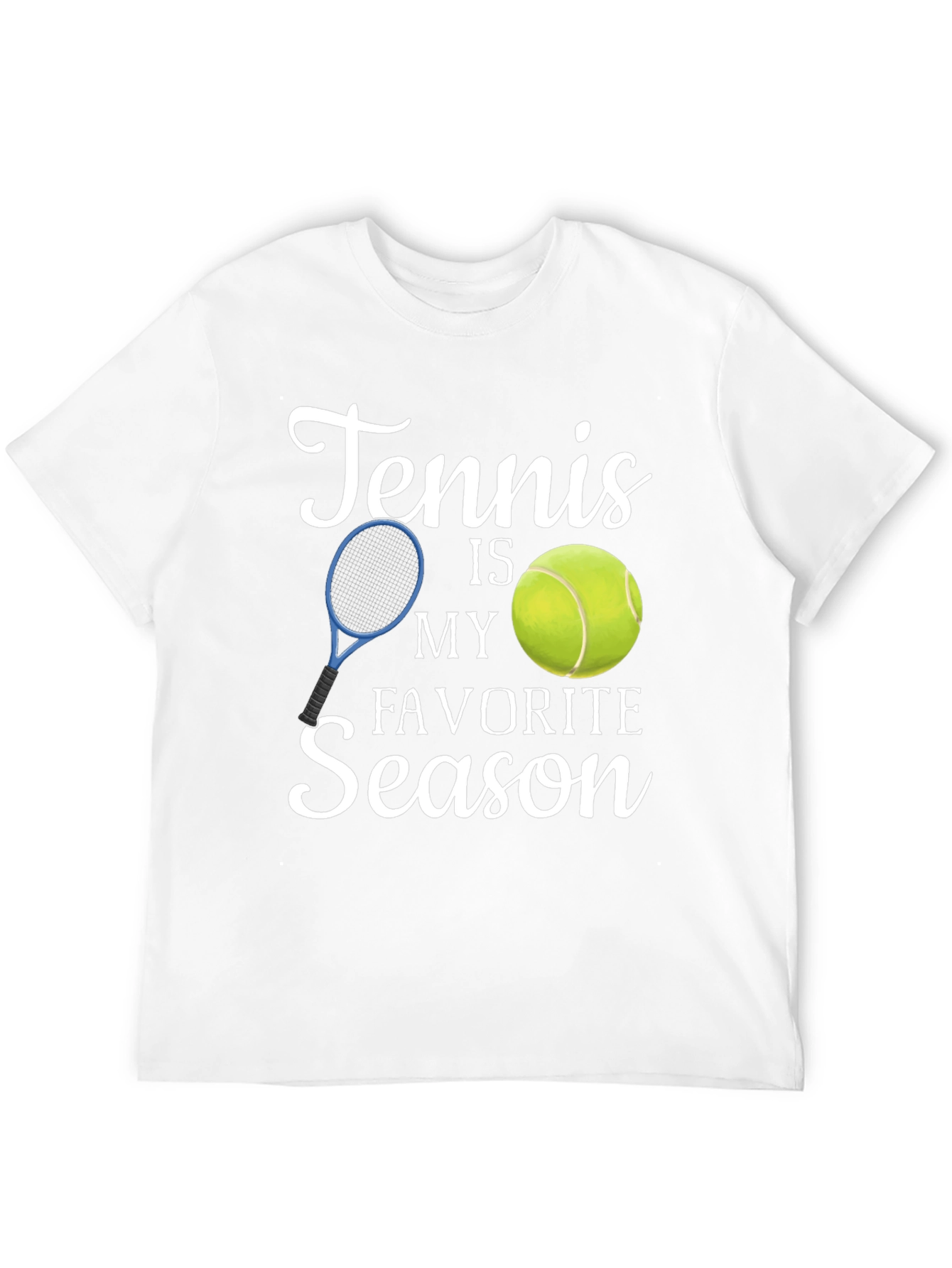 Black Tennis is My Favorite Season T-Shirt view 12