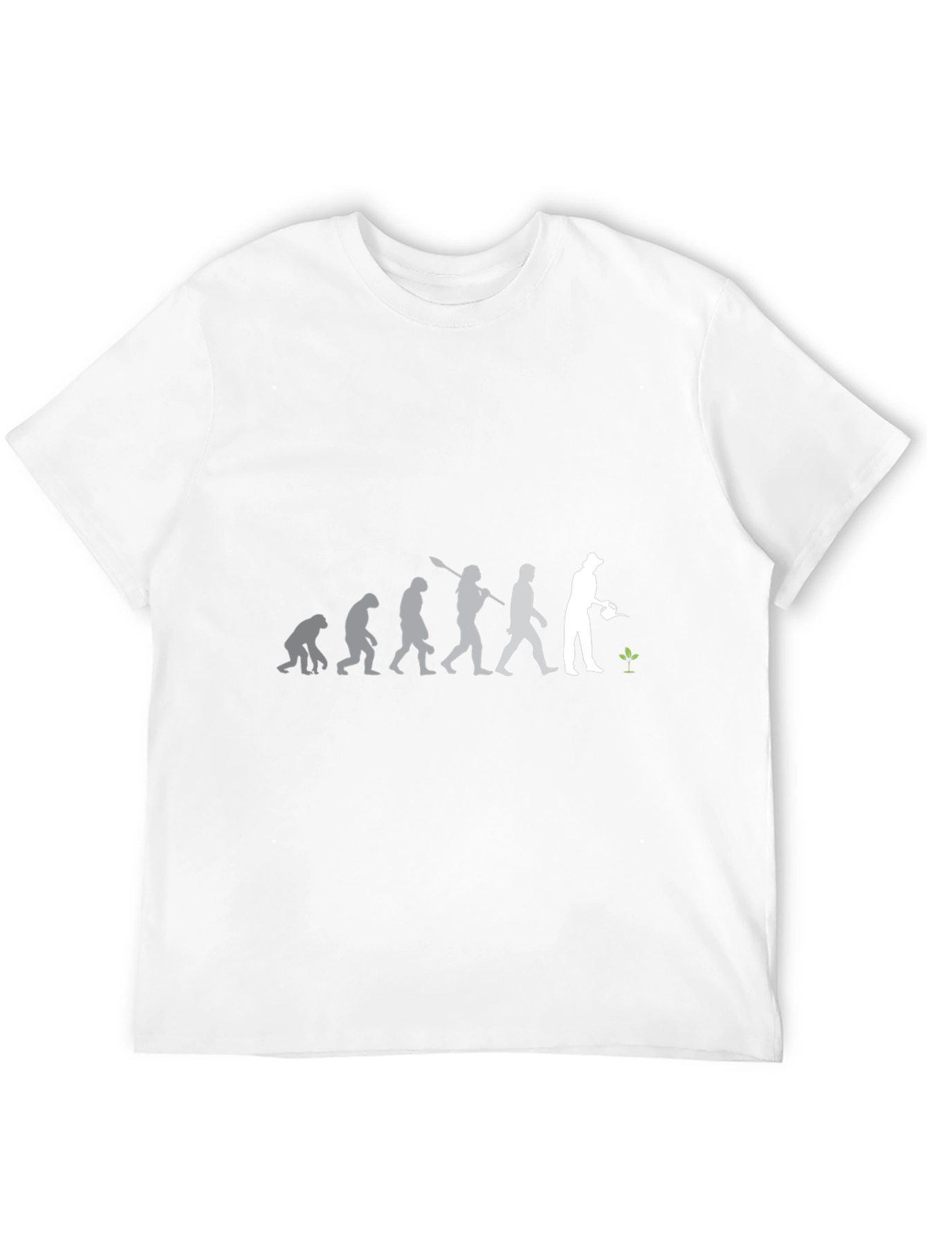 Black Evolution of Gardener T-Shirt - Black, Cotton Blend view 12